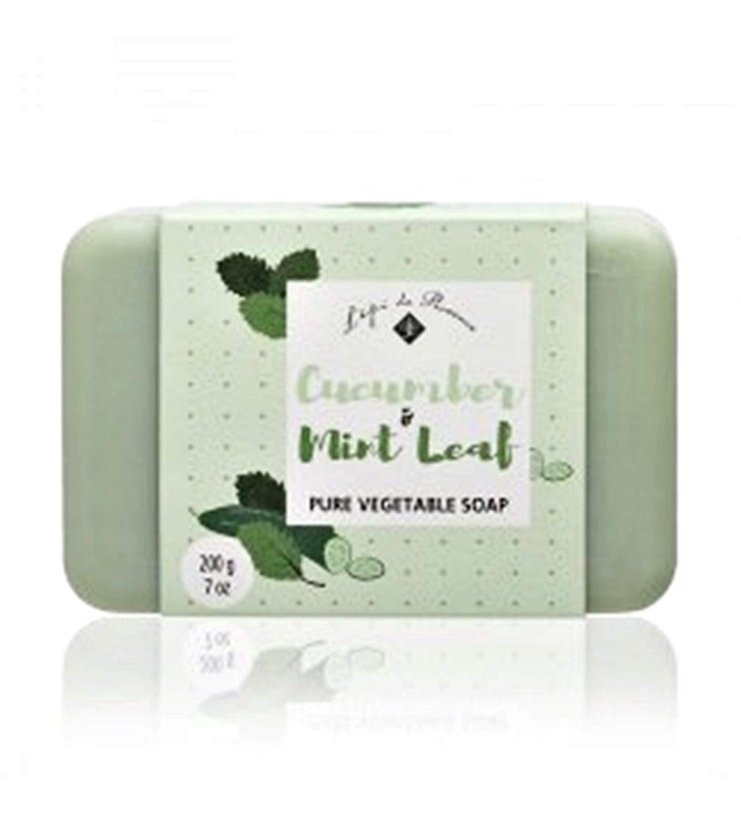 L'Epi de Provence Shea Butter Enriched French Bath Soap - Cucumber Mint Leaf - 7oz. 200g