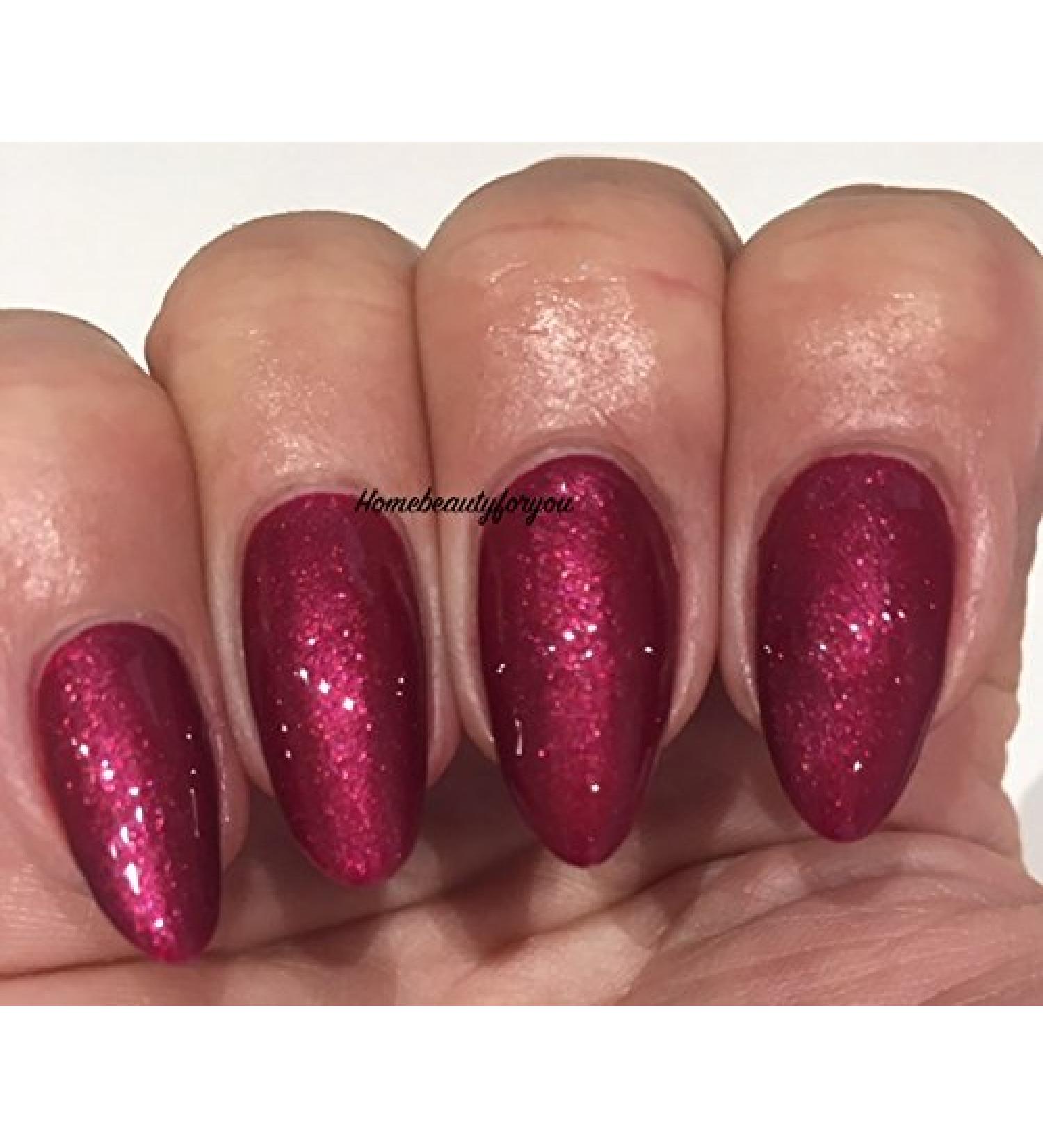 Bluesky Nail Gel Polish Chistmas Party Red Collection Choose your Gel Glitter or Sparkle UV LED Soak Off 10ml (80509 Baroness)