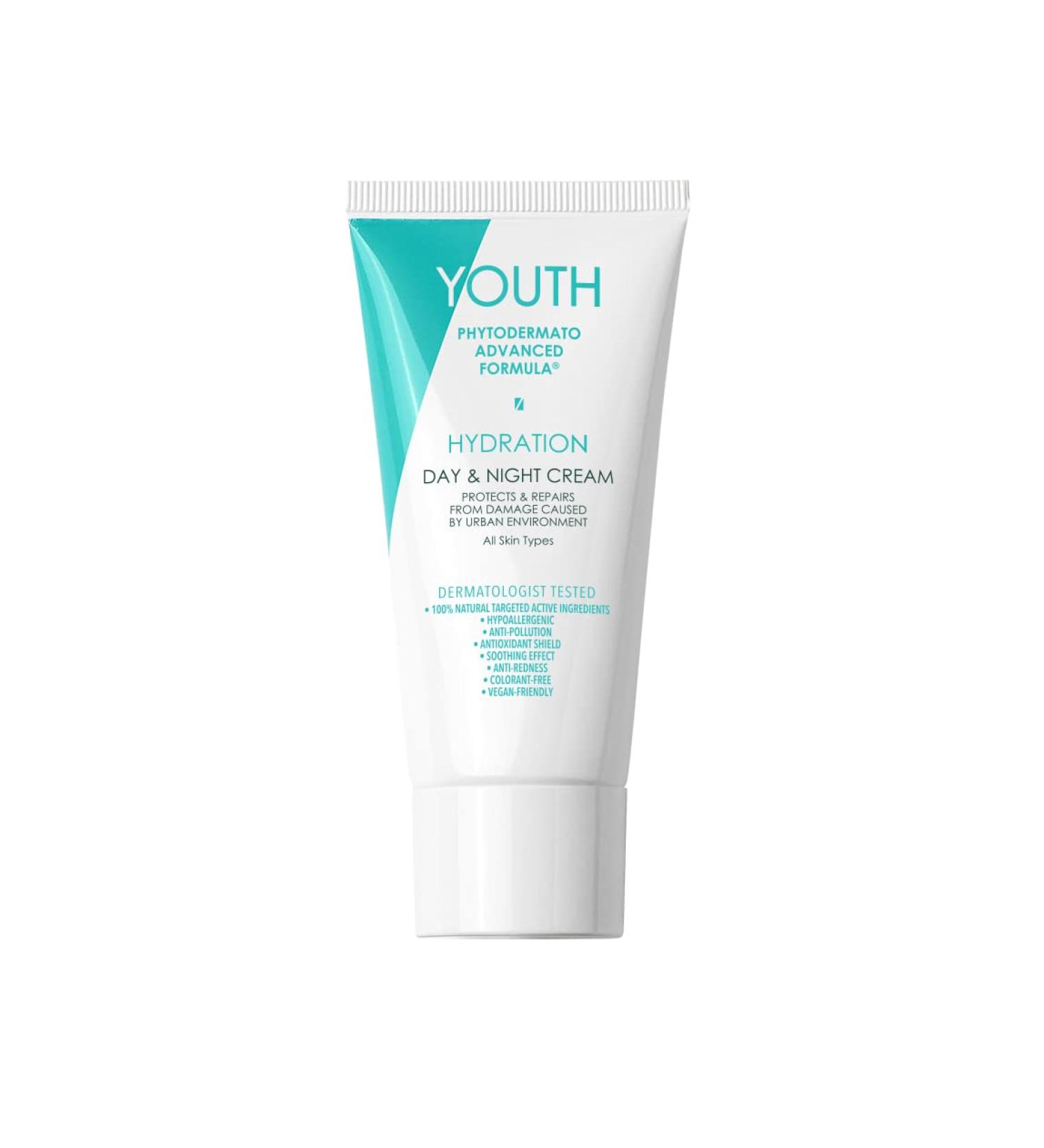 YOUTHPHYTO Advanced Day & Night Cream - Hydrating Facial Cream for All Skin Types | 1.7 Oz - International Shipping Available - Buy Online on GoSupps.com