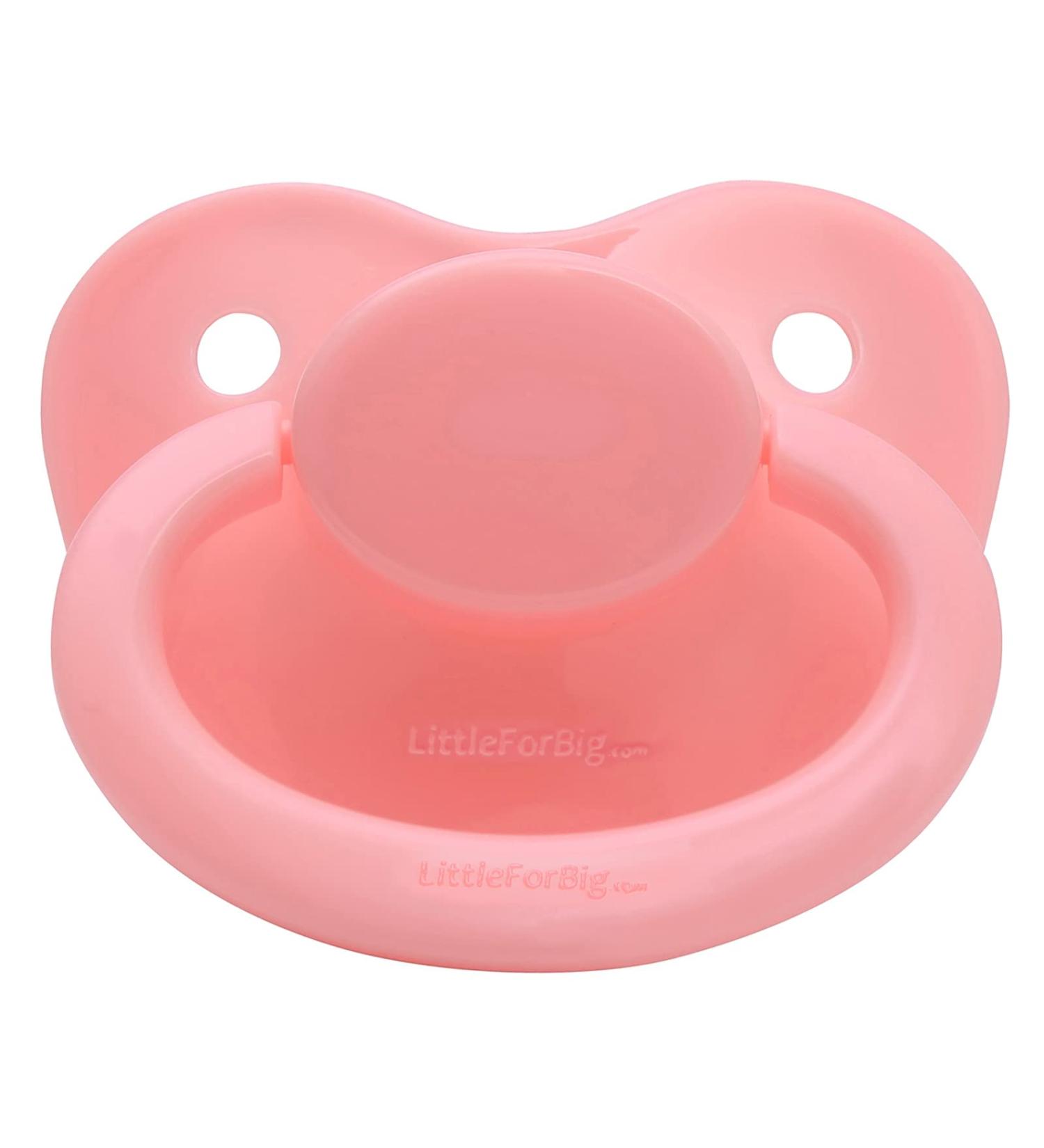 LittleForBig Pacifier BigShield Gen-1 Pink - The Best Adult Pacifier for ABDL Community - Buy Online on GoSupps.com