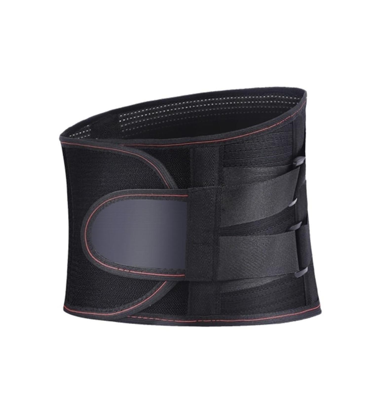 Buy Tylxayoxa Adjustable Lumbar Spine Back Bandage - Breathable Compression Support for Gym & Weight Lifting - XL Black - Buy Online on GoSupps.com