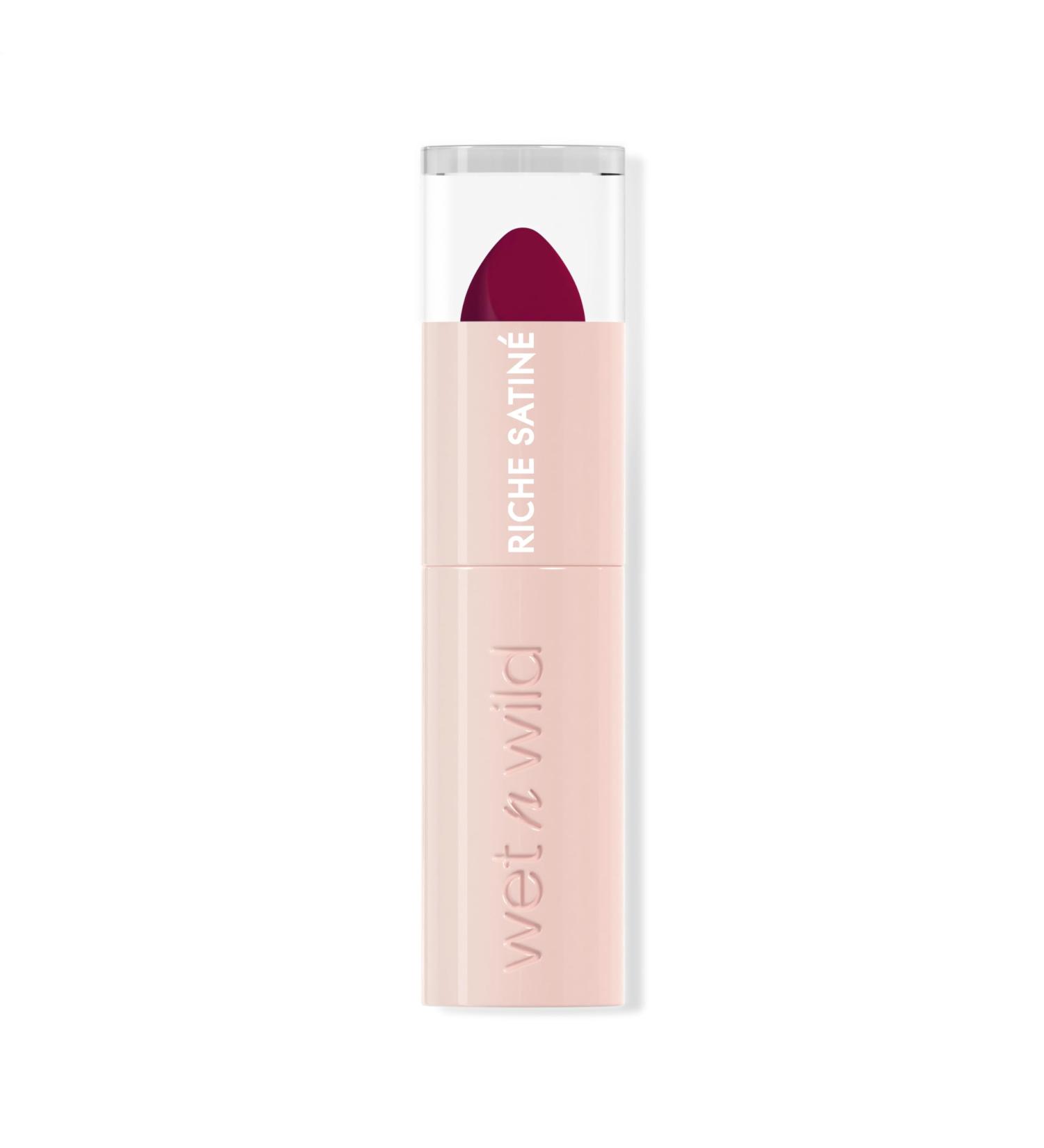 Wet n Wild Rich Satin Lip Colour Rouge L vres Longue Dur e avec Finition Satin e Formule Non-S chante Hydratante et Richement Pigment e avec Texture Velout e Fire Sign - Buy Online on GoSupps.com