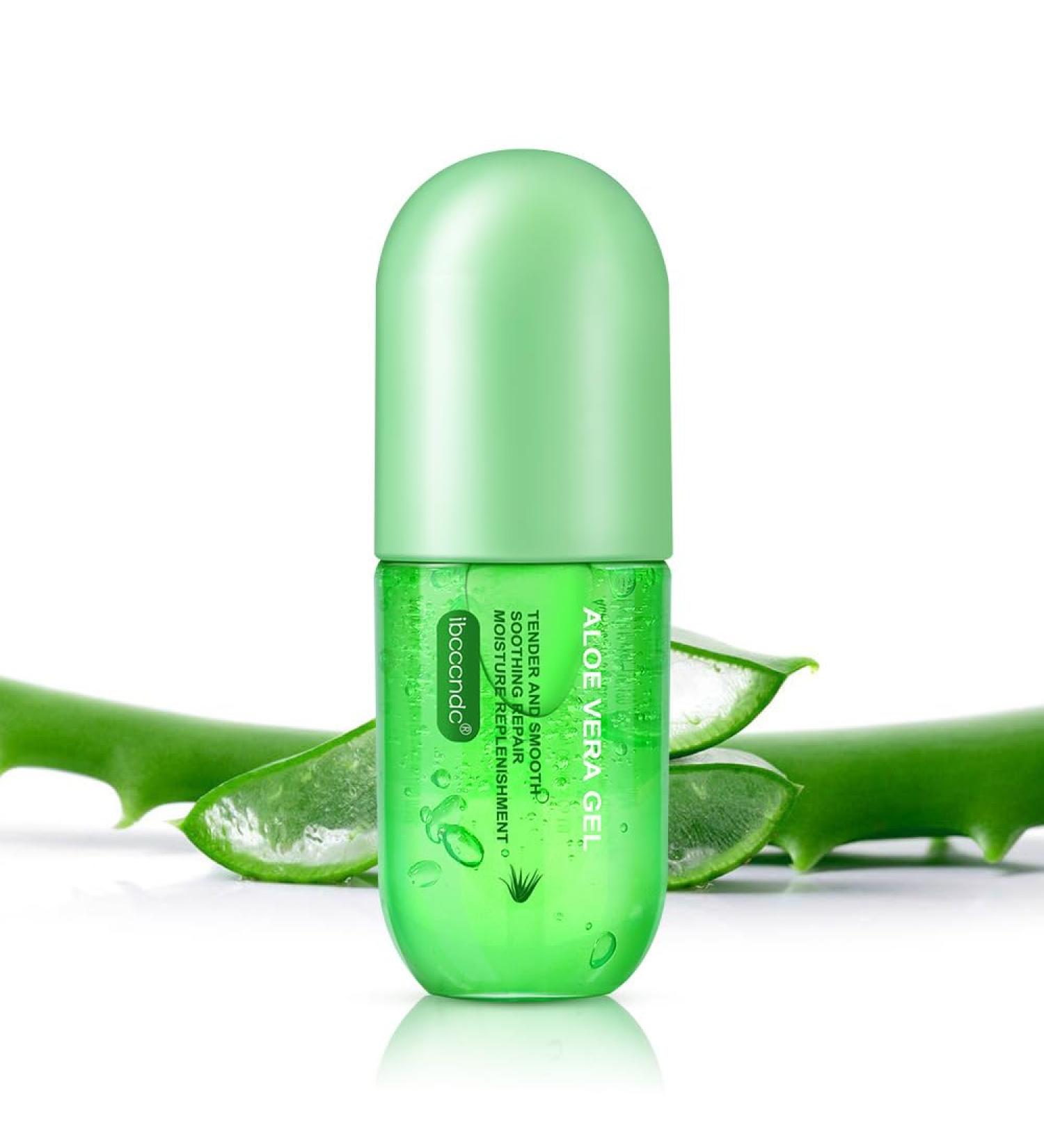 Tongyend Aloe Gel After Sun Moisturizing Lotion Acne Removing Soothing Natural Vegan Cruelty-Free All Skin Types Aloe Vera Gel Moisturizing Capsule 50ml For Body Skin Care - Buy Online on GoSupps.com
