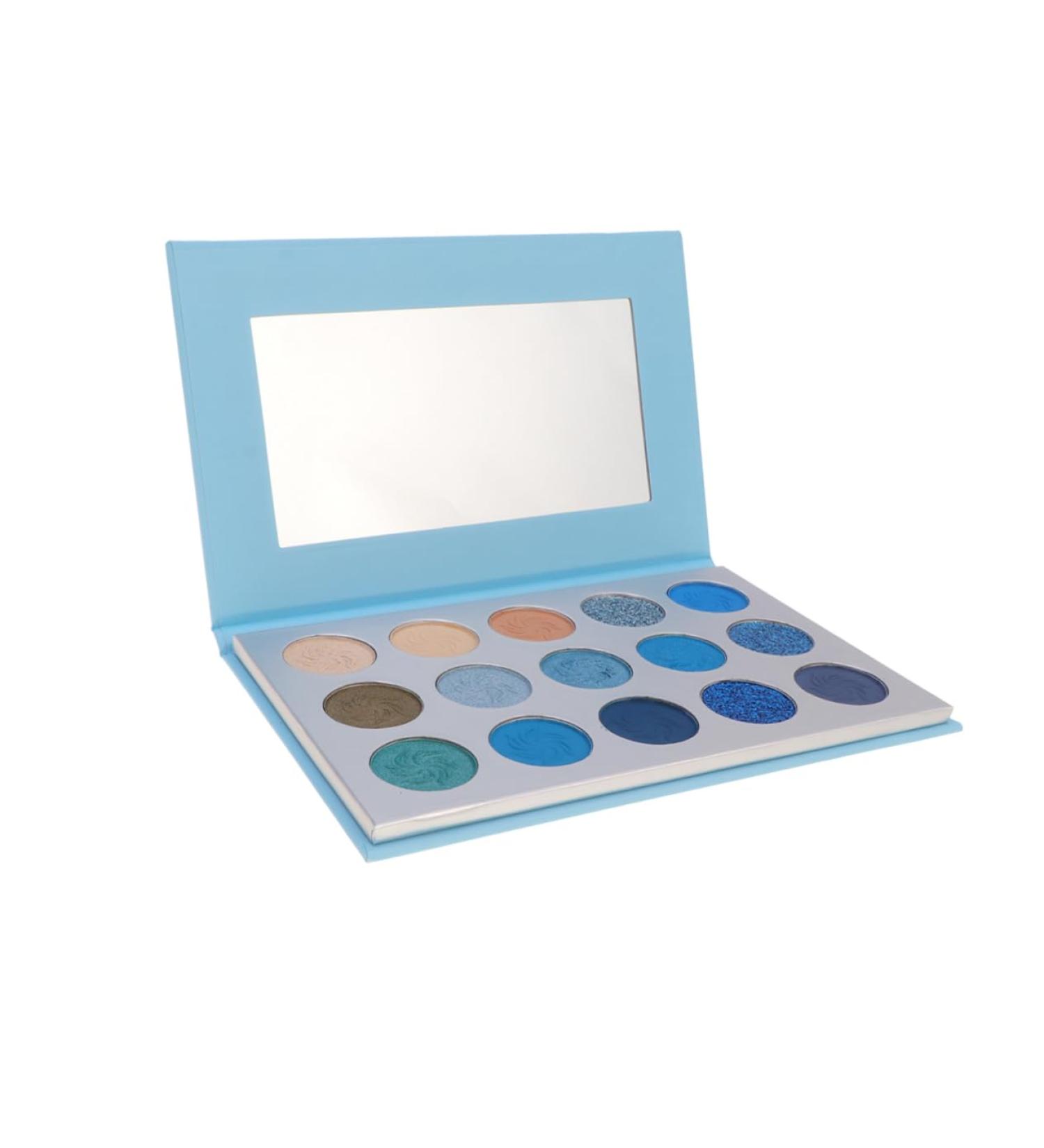 FOMIYES 15 Blue Glitter Eyeshadow Makeup Eyeshadow Makeup Palette Eyeshadow Palette Eye Shadow Box Miss 1 count (Pack of 1) Blue - Buy Online on GoSupps.com