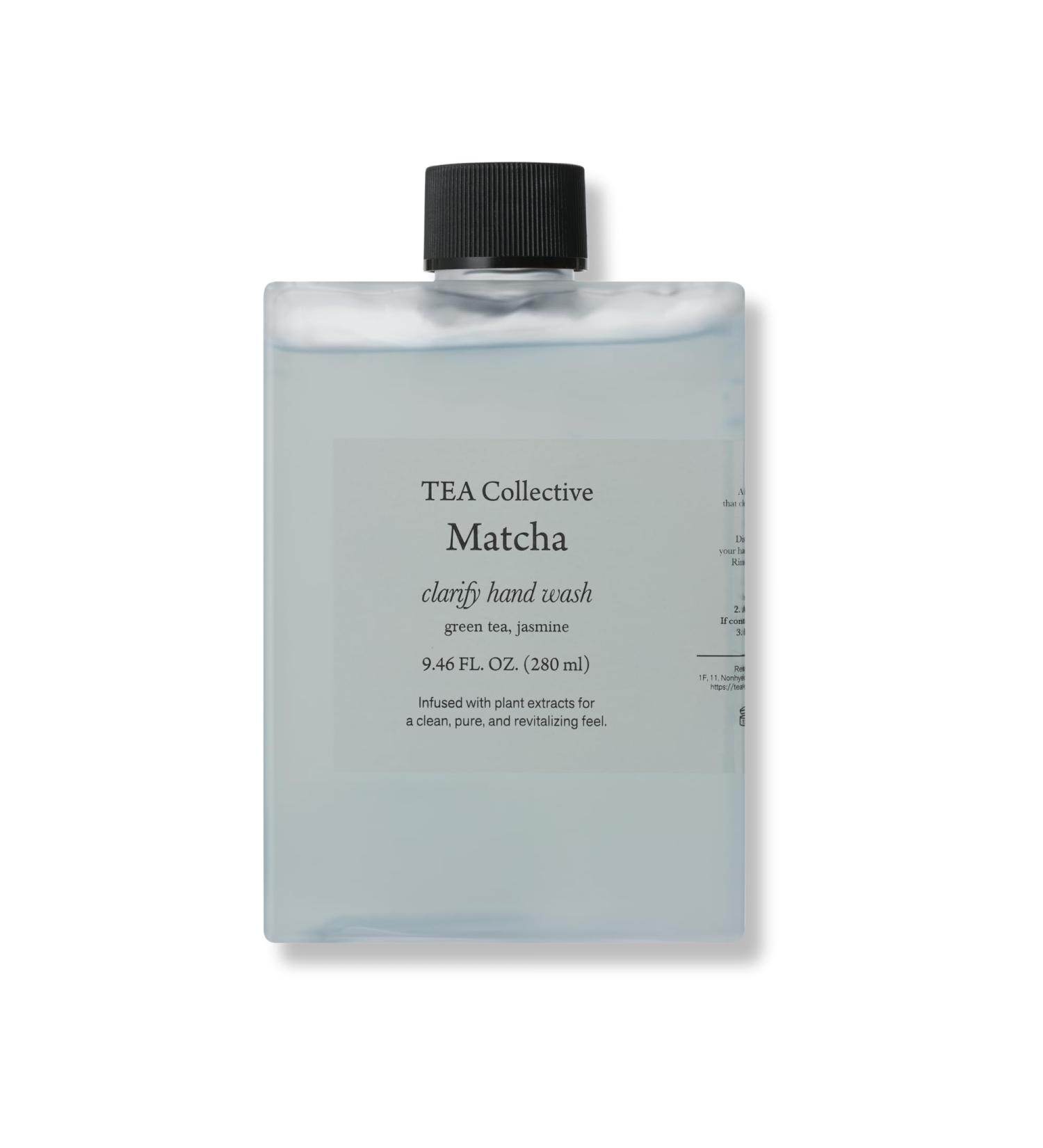 TEA Collective Clarify Hand Wash Matcha Scent | Vegan Plant-Derived Hand Soap with Dense Foam | Gentle Daily Cleanse 280ml / 9.46 Fl Oz | Product of Korea - Buy Online on GoSupps.com