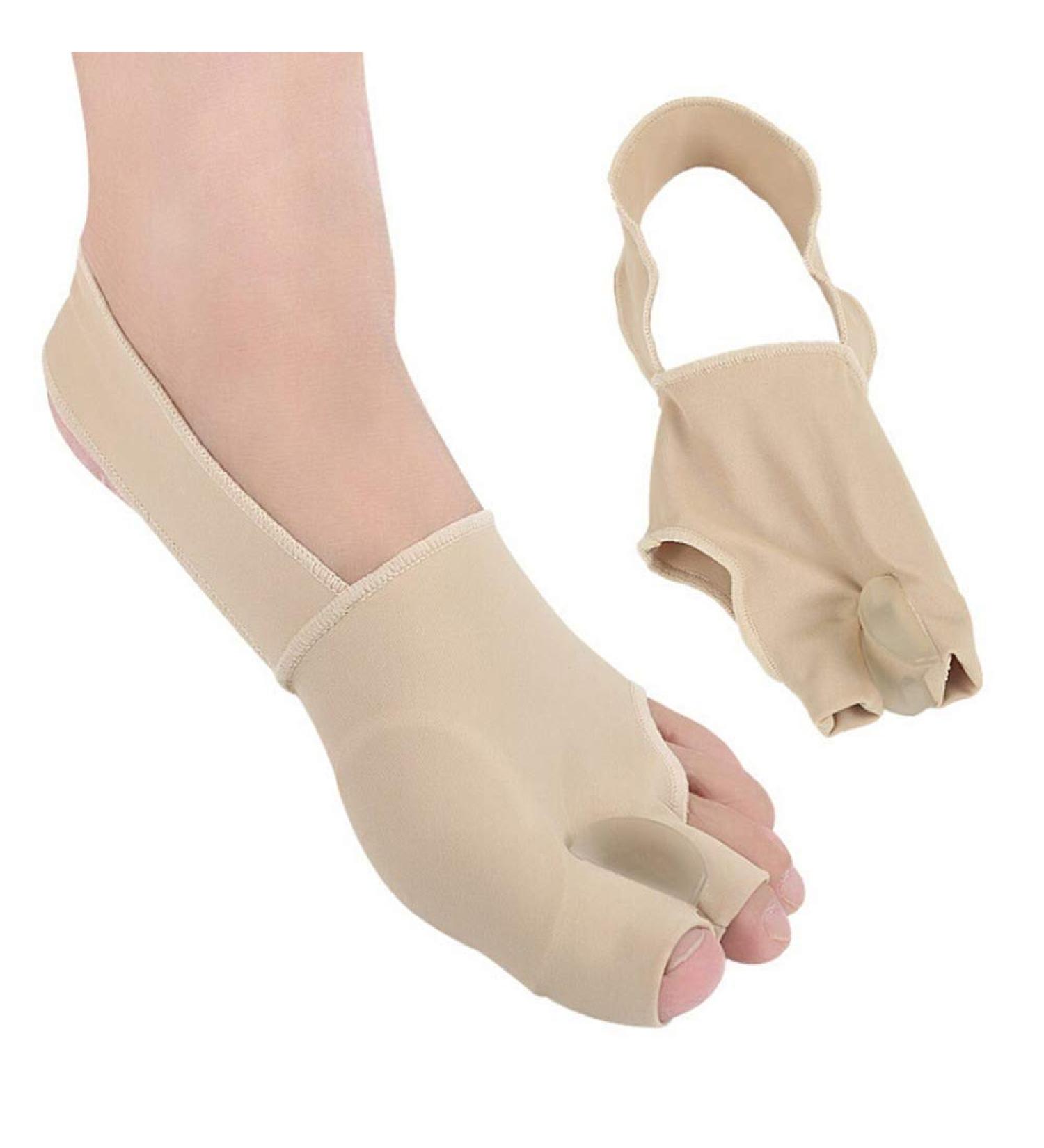 CAZARU FXJ Gel Toe Straighteners - 2 Pc Toe Splint & Corrector for Hallux Valgus - Orthopedic Foot Brace - Buy Online on GoSupps.com
