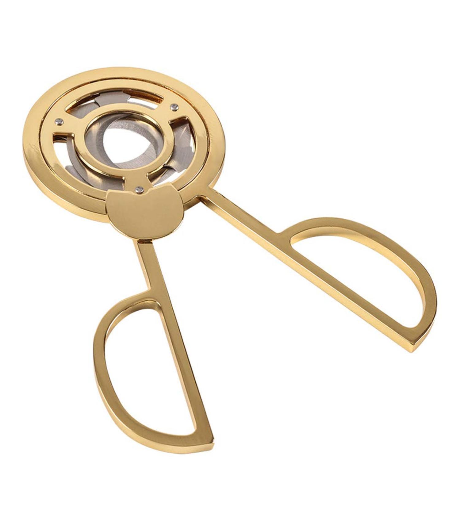Round Double-Blade Stainless Steel Cigar Cutter Three-Blade 3-Blade Stainless Steel Gold-Plated Cigar Cutter Pocket Knife Cuban Cigar Cutter - Buy Online on GoSupps.com