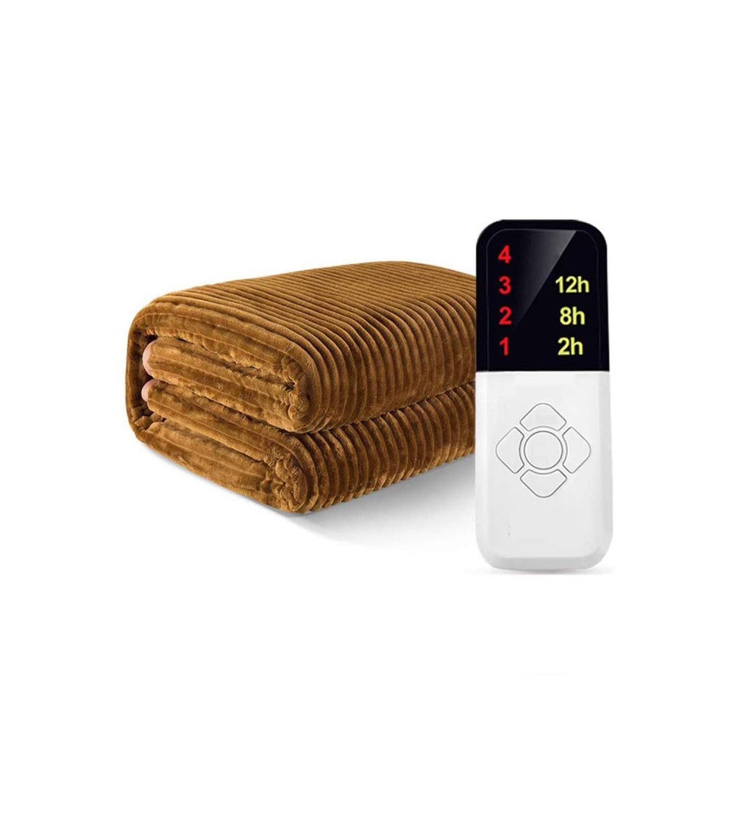 Buy Double Control Electric Blanket - Safe Radiation-Free Thermostat-Controlled for Ultimate Comfort | International Shipping Available - Buy Online on GoSupps.com