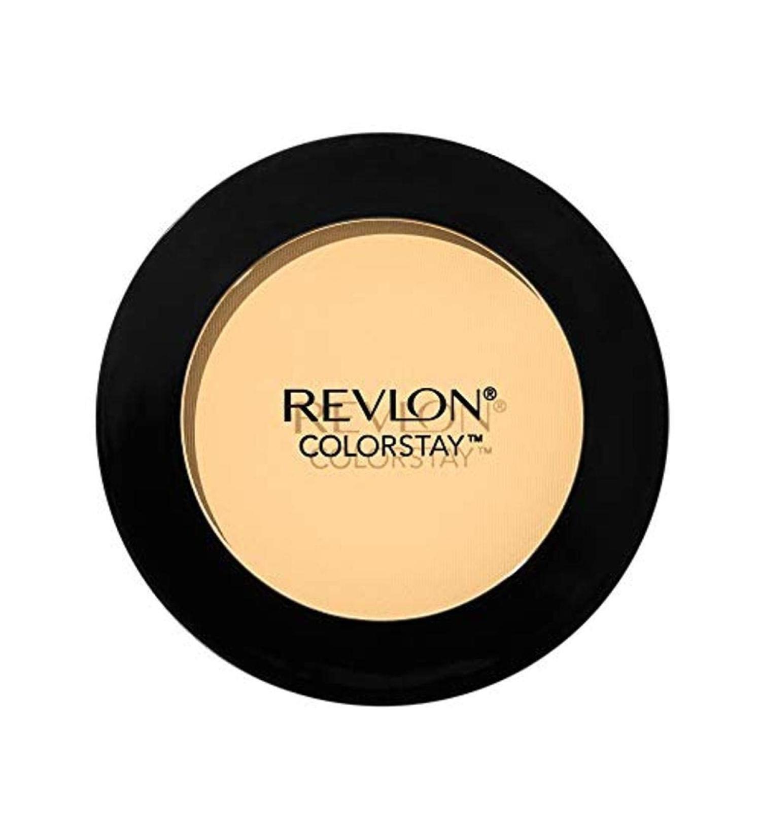 Revlon ColorStay Pressed Powder Longwearing Oil Free - Banana (100) 0.3 Oz | Fragrance-Free Noncomedogenic Face Makeup - Buy Online on GoSupps.com