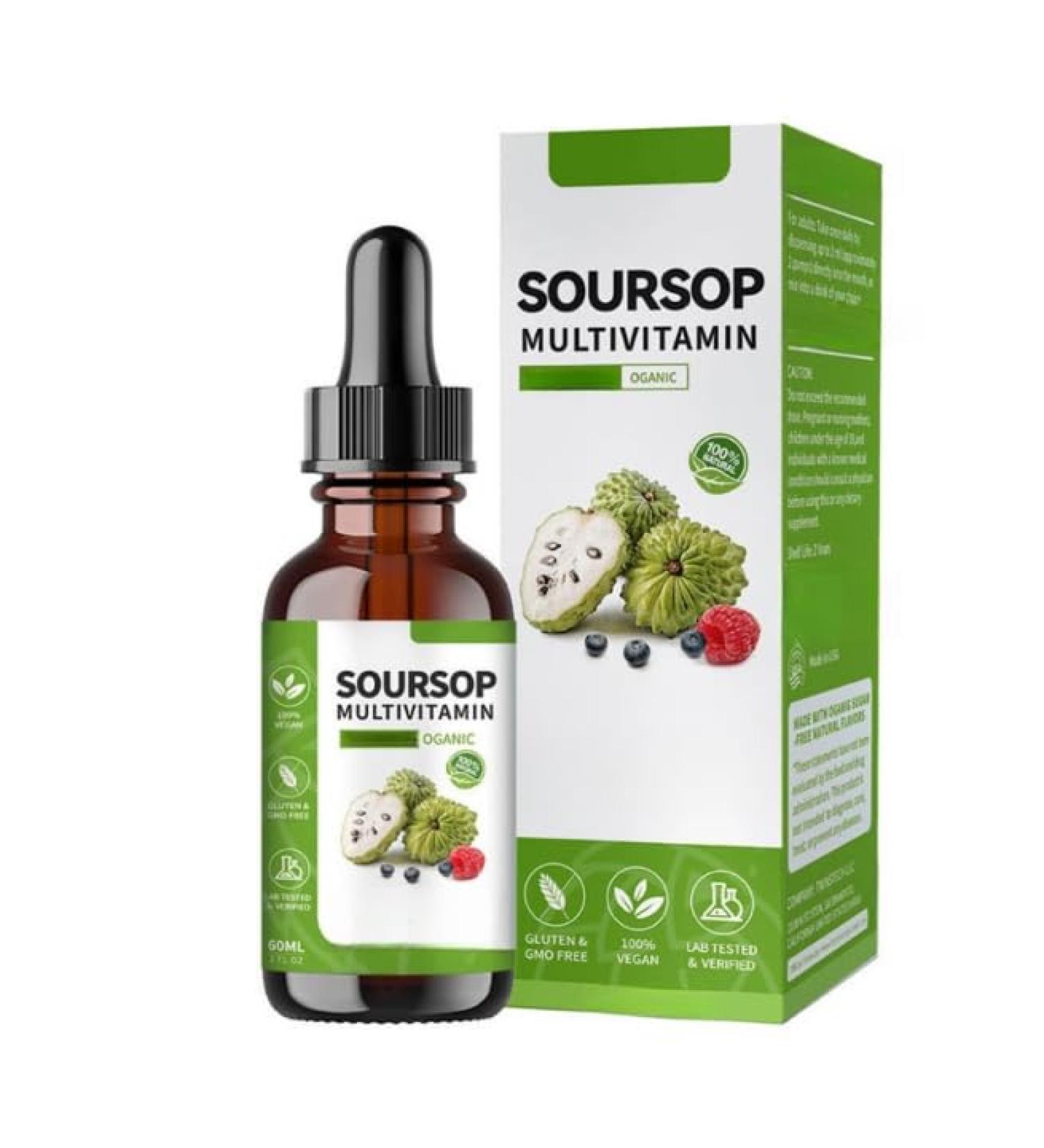 Soursop a multivitamin and natural botanical ingredient for immune support antioxidant boost nonGMO - Buy Online on GoSupps.com