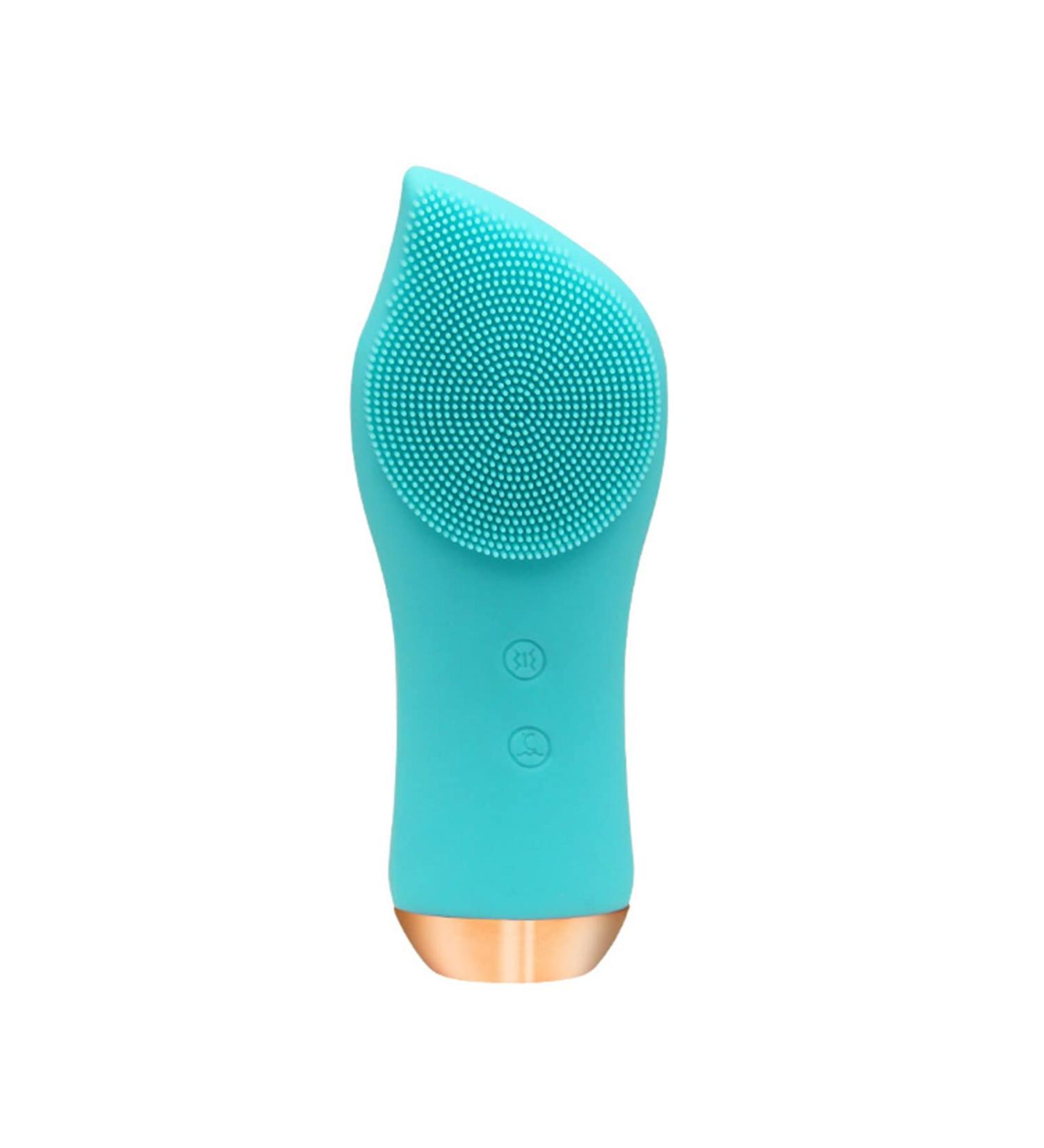 Heated Silicone Facial Cleansing Device Pore Cleaner Constant Temperature Importing Device Facial Washing Device Beauty Cleaning Brush Red (Blue) - Buy Online on GoSupps.com