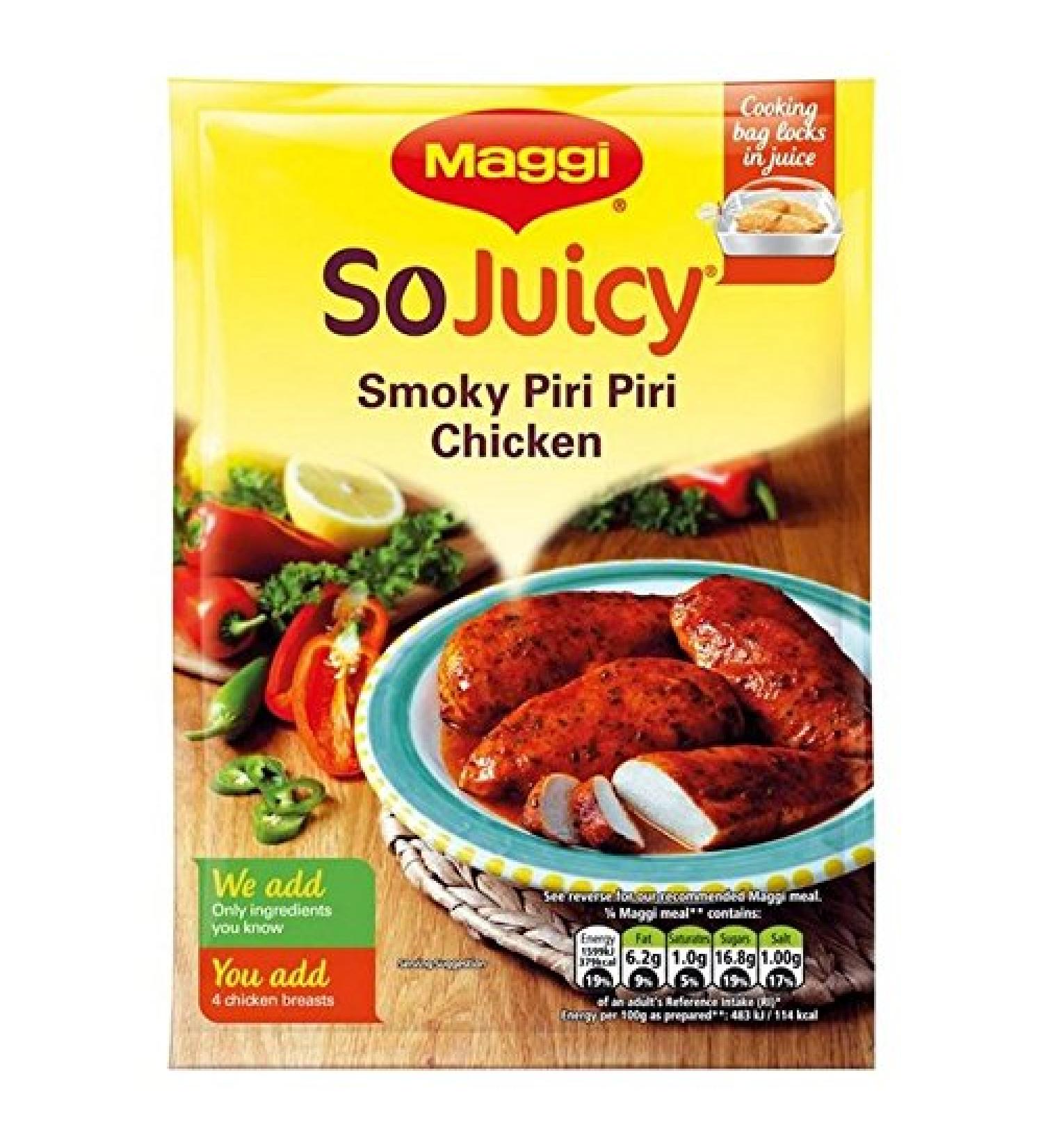Maggi Maggi Smokey Si Juicy Piri Pir 27G (Pack of 2)