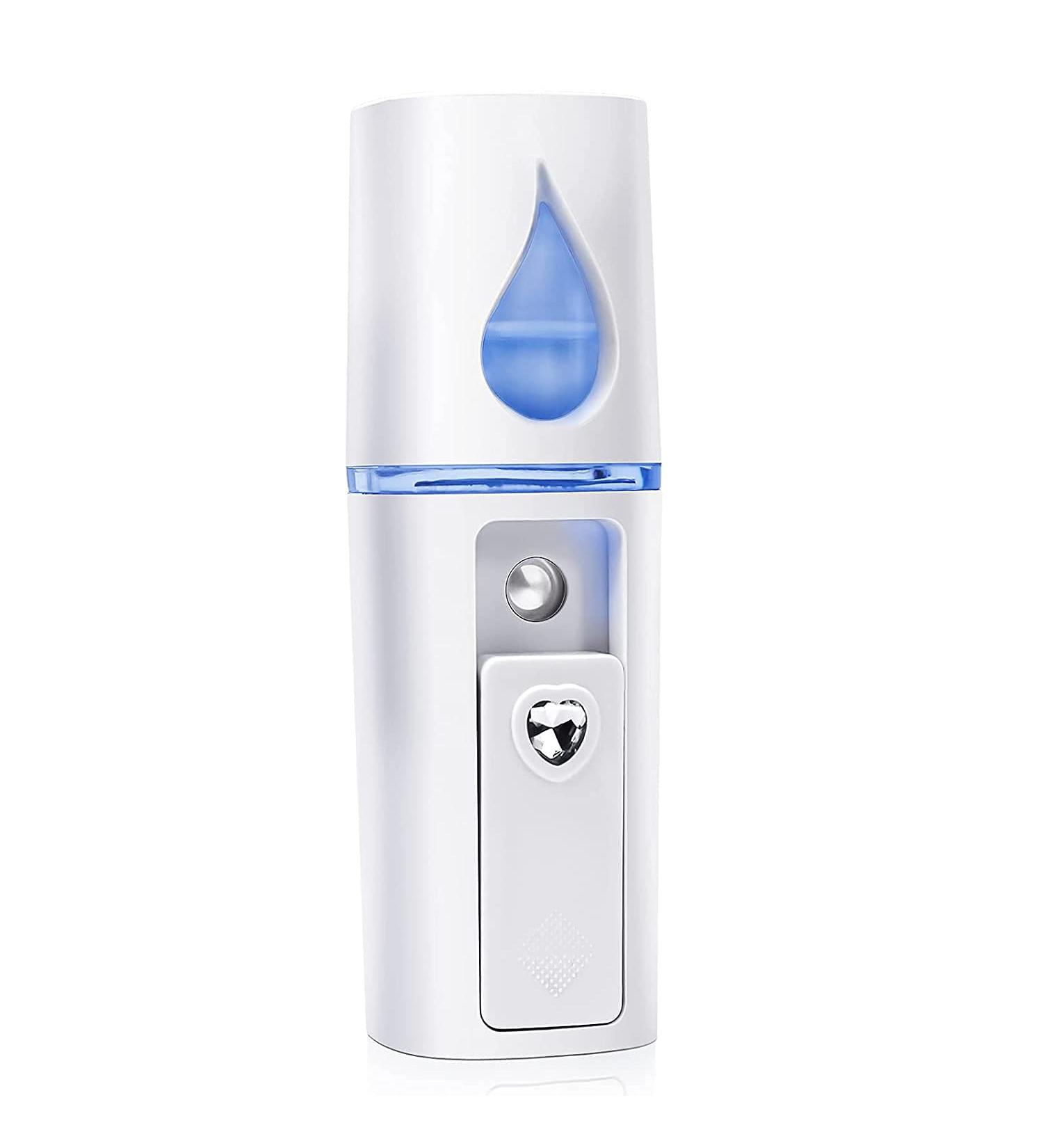 ANTIOCH Extensions de Cils D'Atomisation de Vaporisateur Facial Nano Facial Mister Mini Portable avec Miroir Blanc - Buy Online on GoSupps.com