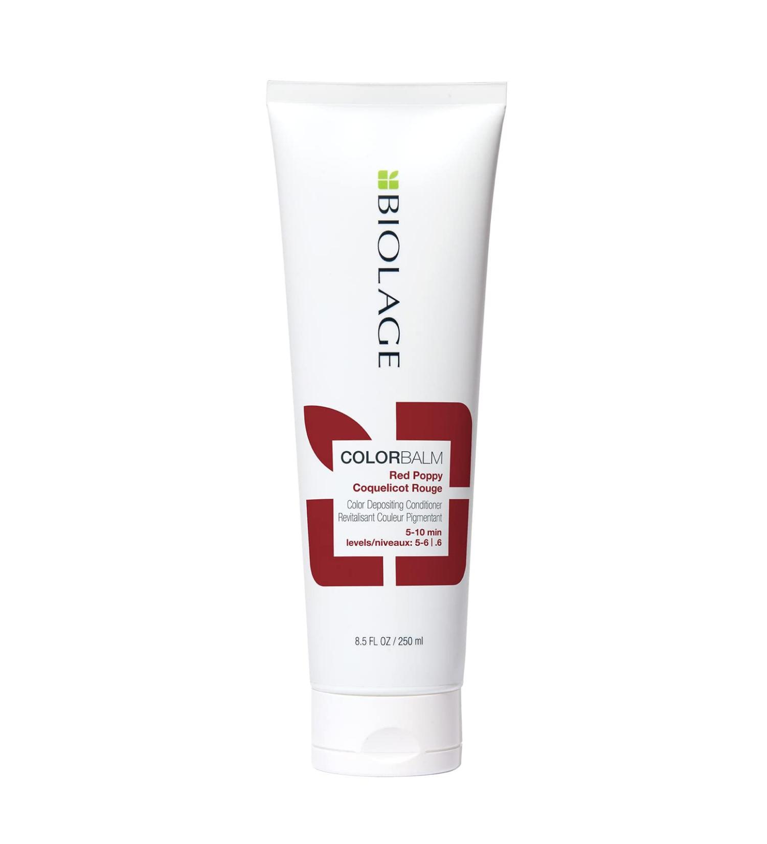 BIOLAGE Color Balm - Red Poppy | Semi-Permanent Color Depositing Conditioner | 8.5 fl. oz. Vegan Formula - Buy Online on GoSupps.com