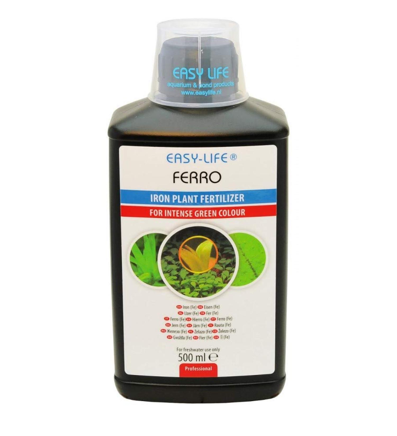 Easy Life 38 Different varieties and sizes 250 ml - 5 liters of profito carbo potassium algexit blueexit Voogle and much more.(Easy Ferro 500 ml)