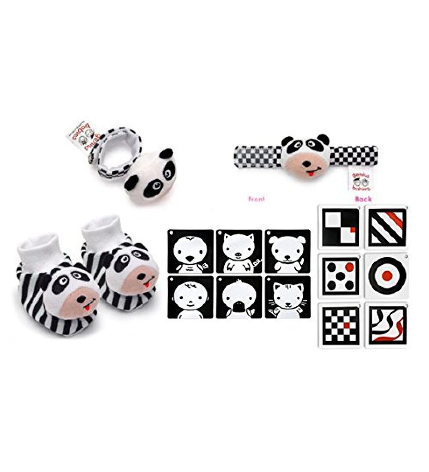 Infant Stimulation Toy Trio - Black, White & Red | Stimulating Baby Toys - Buy Online on GoSupps.com