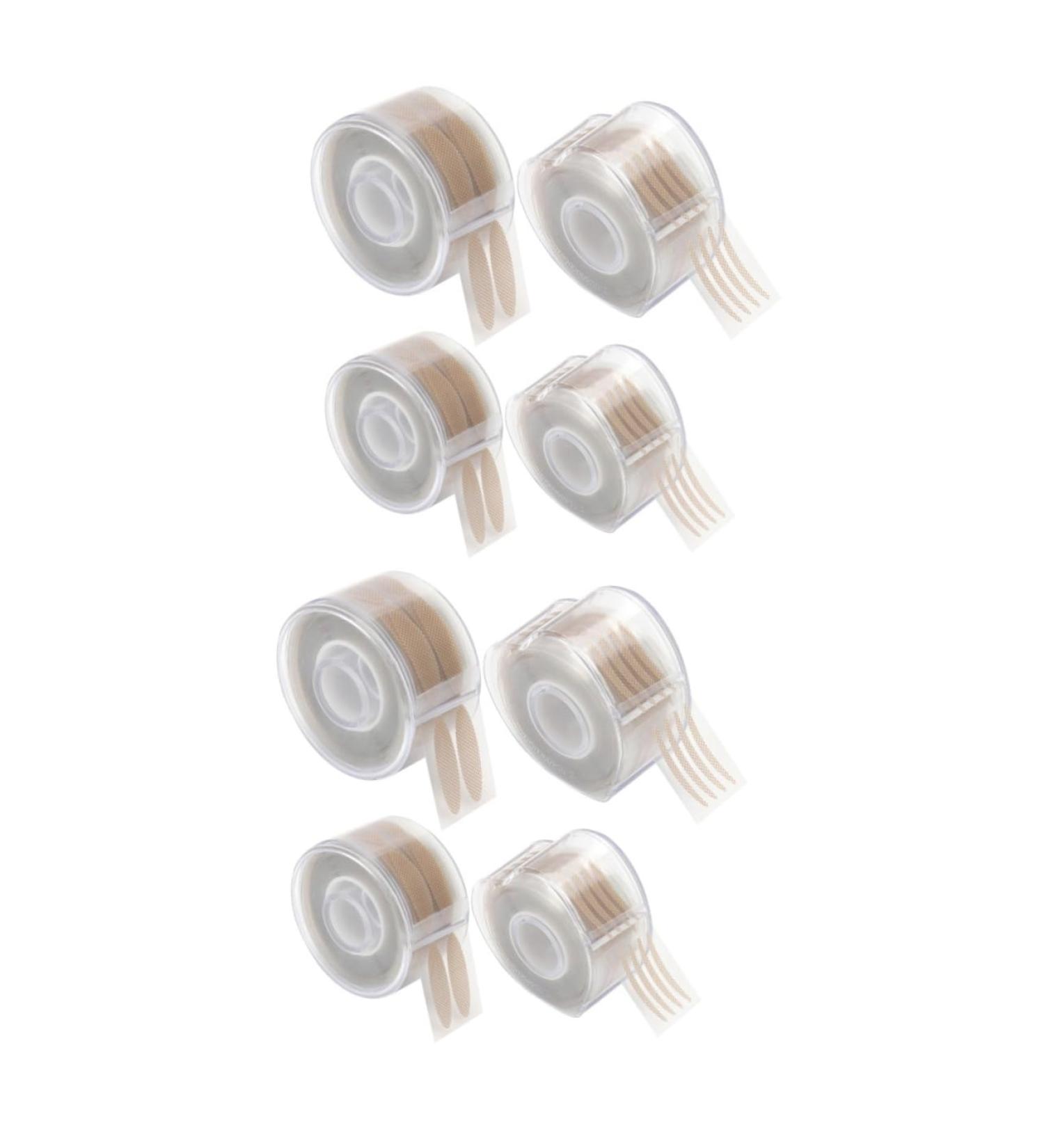 POPETPOP 8 Rolls Roll Double Eyelid Sticker Double Side Tape Eye Lift for Droopy Eye Lifter Strips Round - Buy Online on GoSupps.com