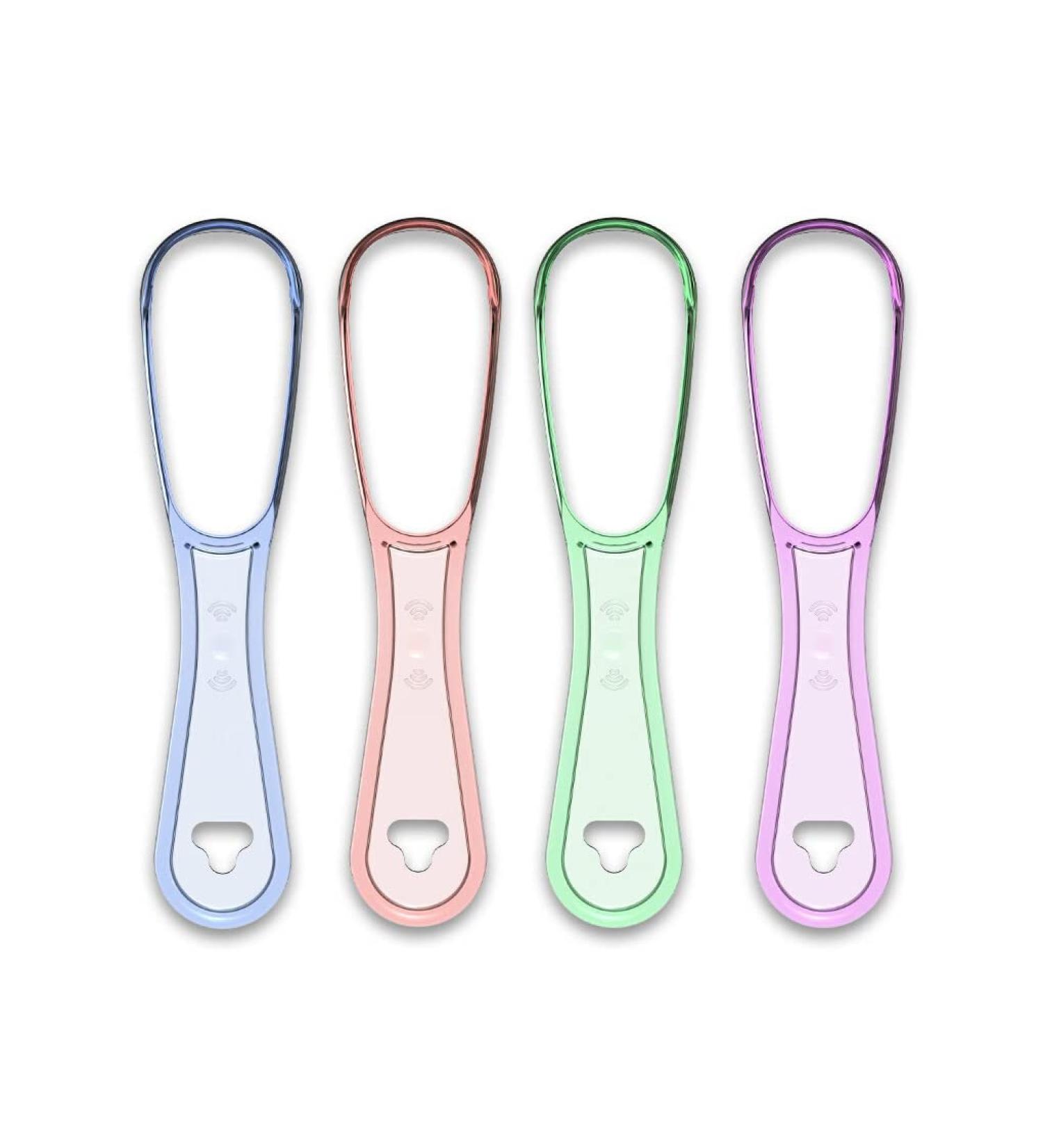 Bokioesde Tongue Cleaner Set - 4-Piece Reusable Tongue Scrapers & Hygiene Brushes for Kids - Travel-Friendly Unisex Oral Care Tool - Buy Online on GoSupps.com