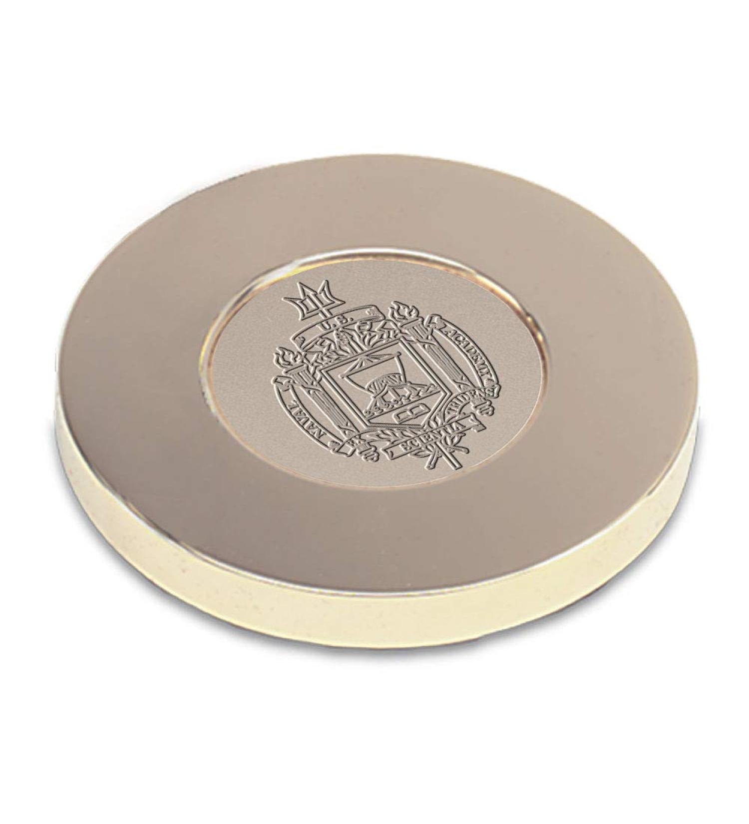 AdSpec NCAA Paperweight, Gold Navy Midshipmen Gold