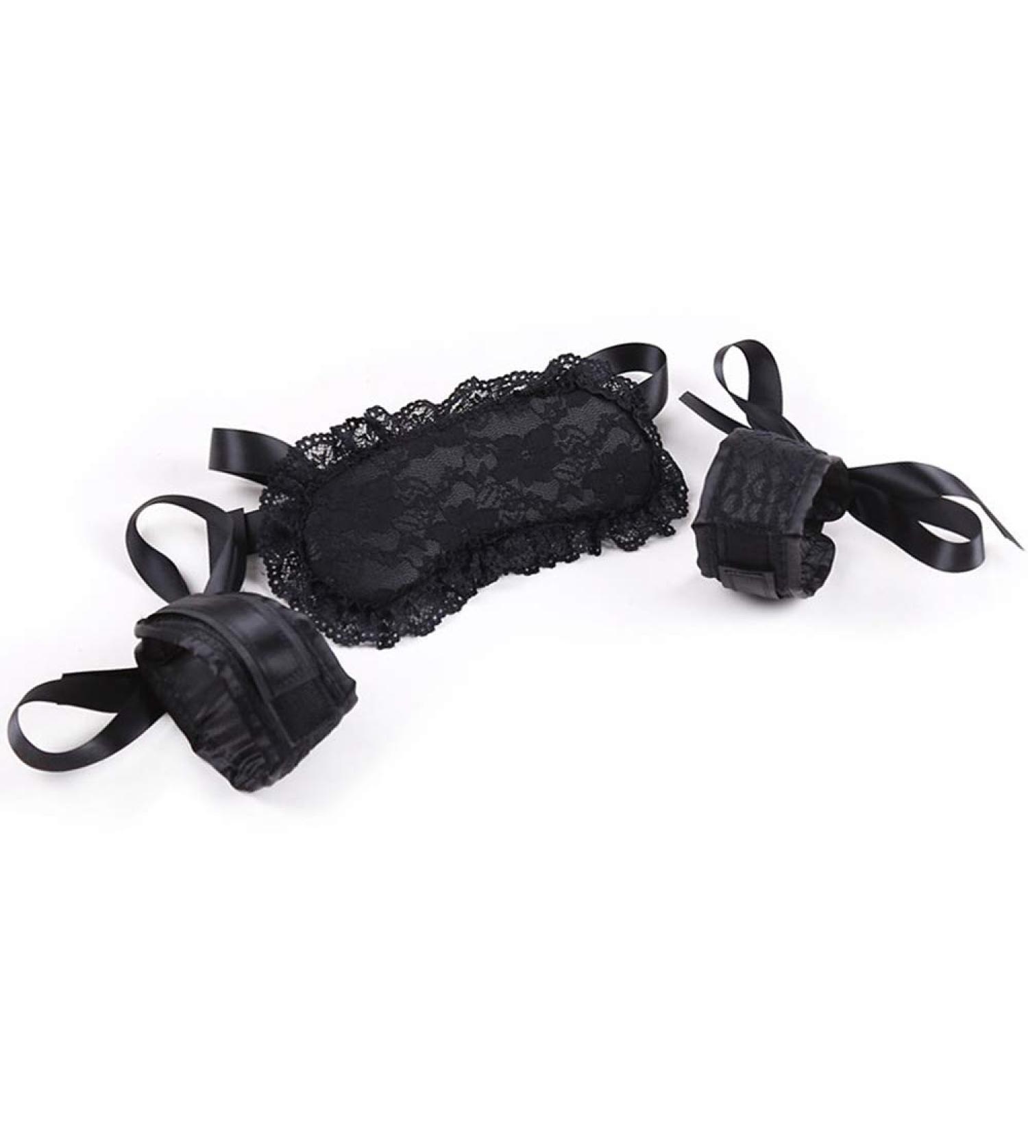 Women's Sexy Lace Blindfold Eye Mask with Ribbon Ties - Accessorize in Style - Buy Online on GoSupps.com