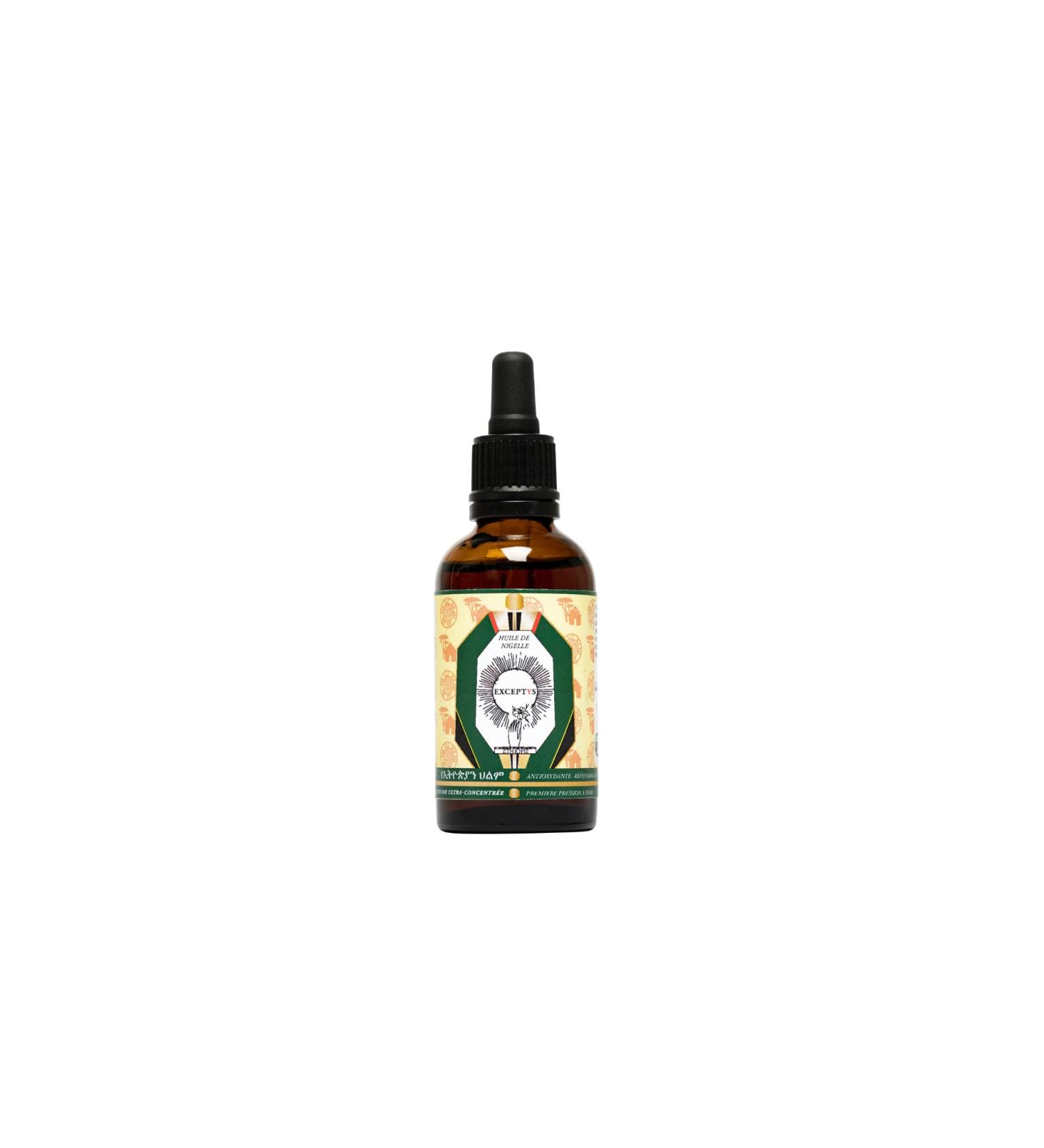 Ethiopian Nigella Oil Concentrated - Pure Oil 100% Natural Care Skin Hair Body - Buy Online on GoSupps.com