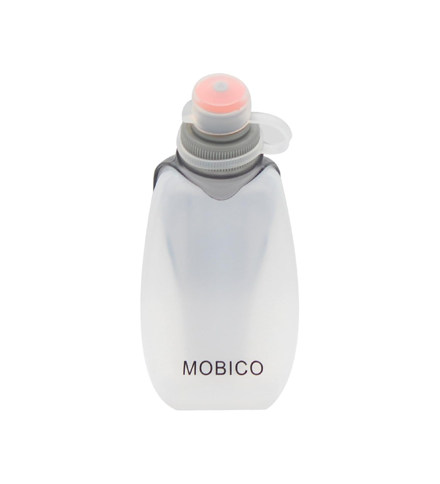 Mobico 250ml Clear Drinking Bottle - Ideal for Jogging Running Hiking & Outdoor Sports - Clip-On Water Bottle for Fitness - Buy Online on GoSupps.com