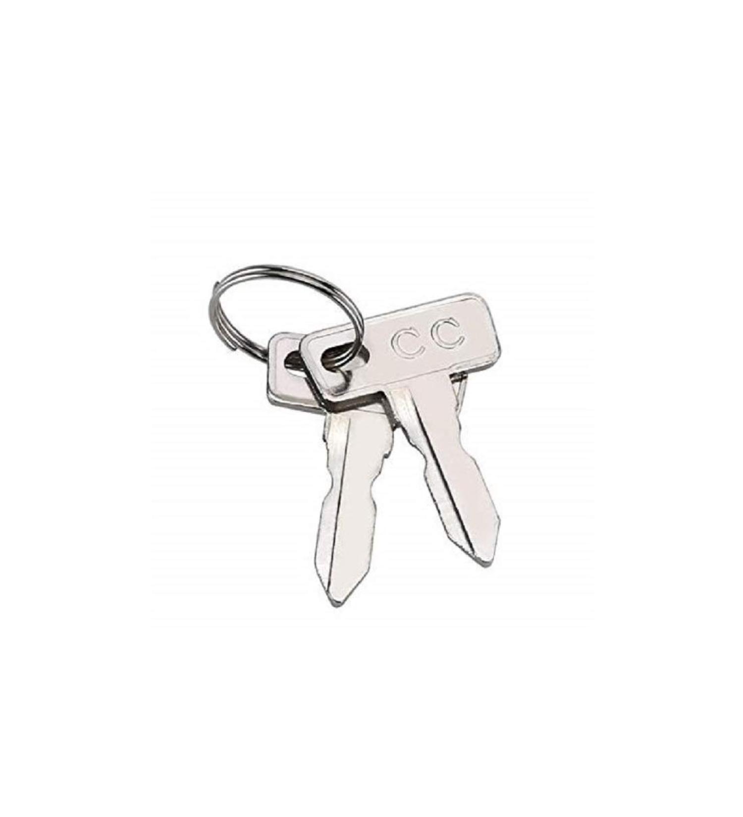 Club Car Replacement Golf Cart Keys (2 Pack) Gray