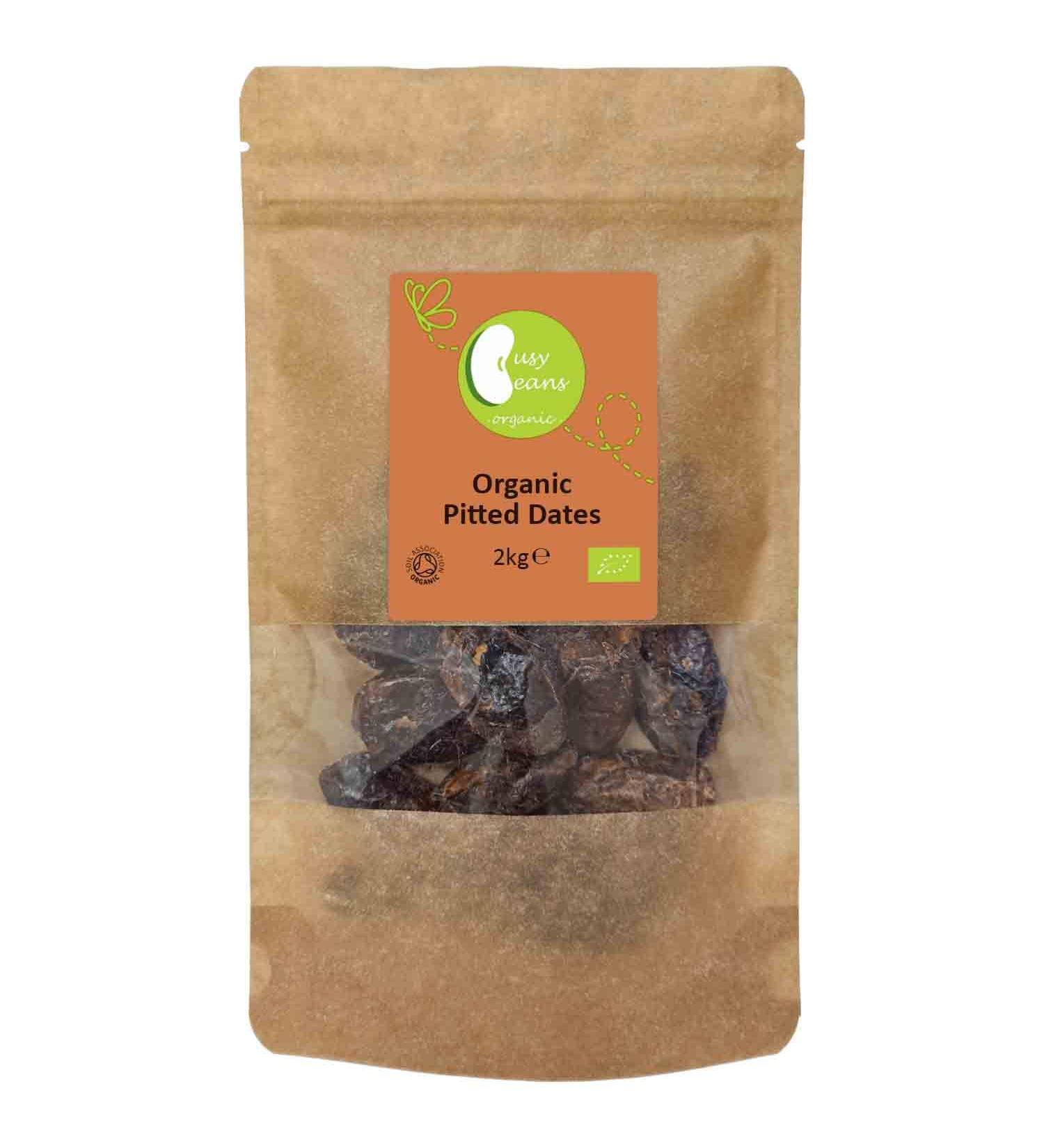 Organic Pitted Dates - Certified Organic- by Busy Beans Organic (2kg) - Buy Online on GoSupps.com