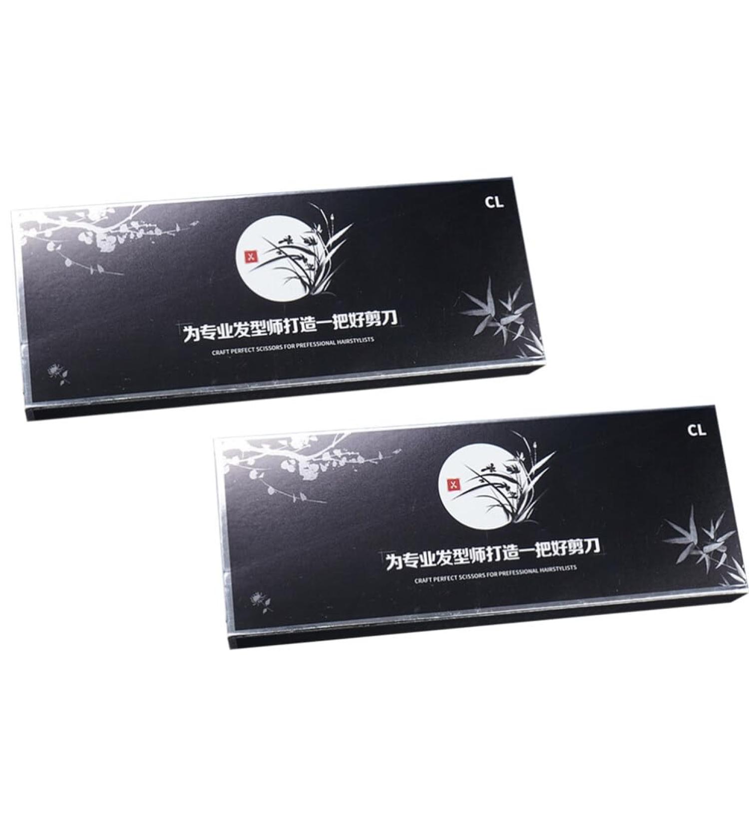 FOMIYES 2-Pack Hairdressing Scissors Storage Box | Salon & Bathroom Accessories for Shears | Durable & Stylish Packaging Solution - Buy Online on GoSupps.com