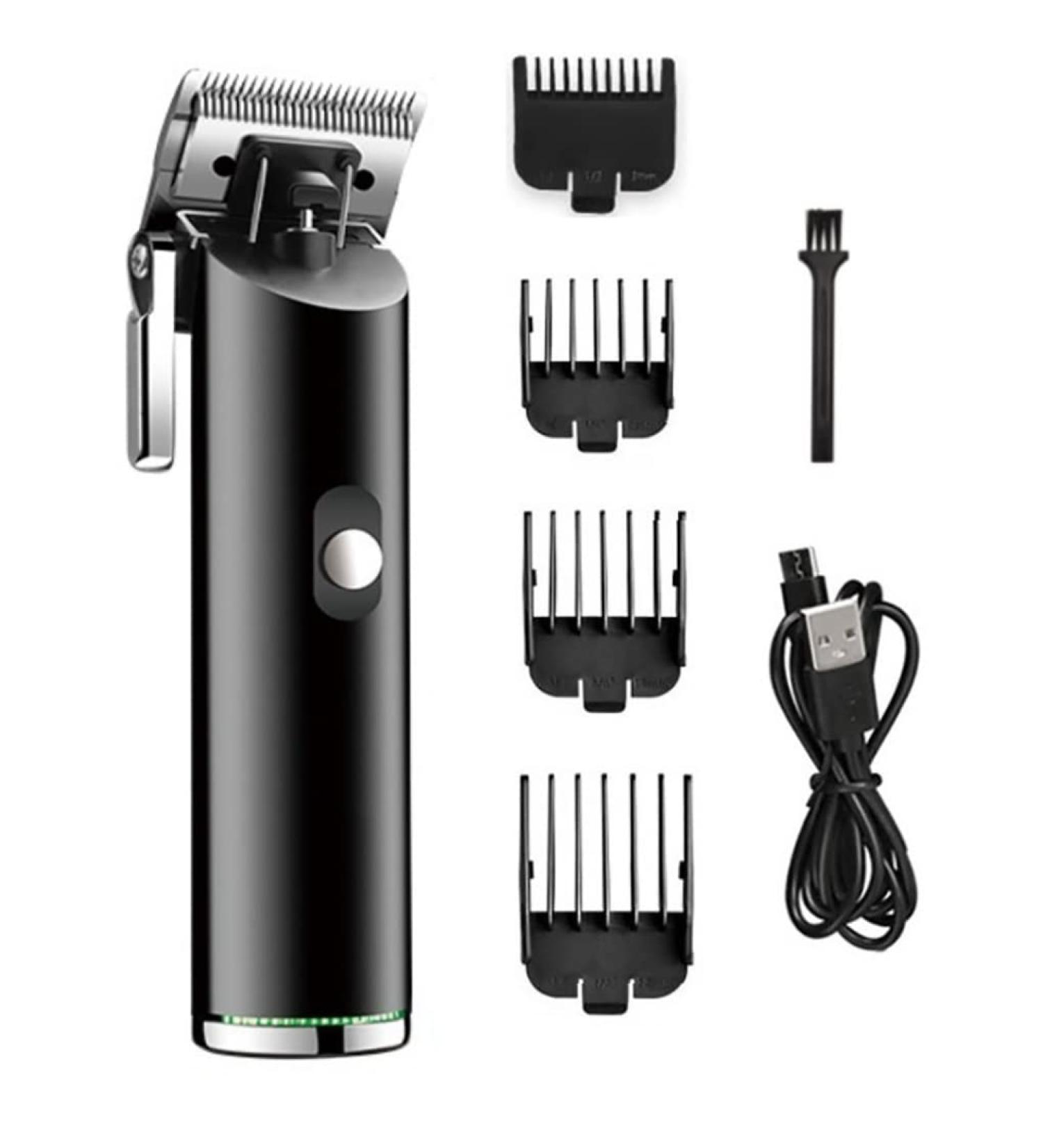 Pro Hair Clipper All Metal Hair Clipper Corded Or Cordless Use Hair Clipper Professional Rechargeable Electric Hair Clipper(M-1892 Silver) - Buy Online on GoSupps.com
