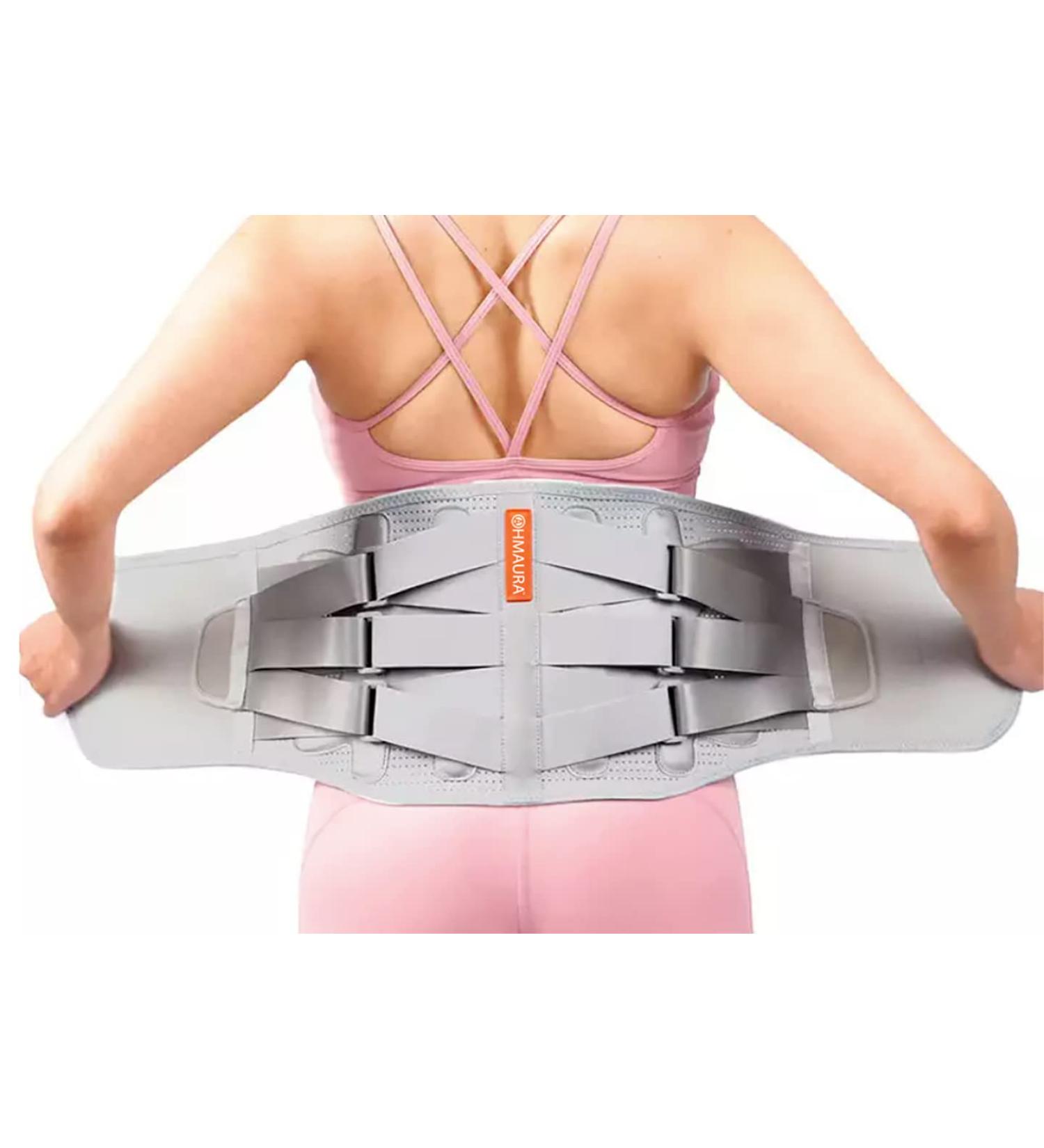 Back Support Belt | Unisex Adjustable Lumbar Brace for Herniated Disc & Sciatica Pain Relief - X-Large - Buy Online on GoSupps.com