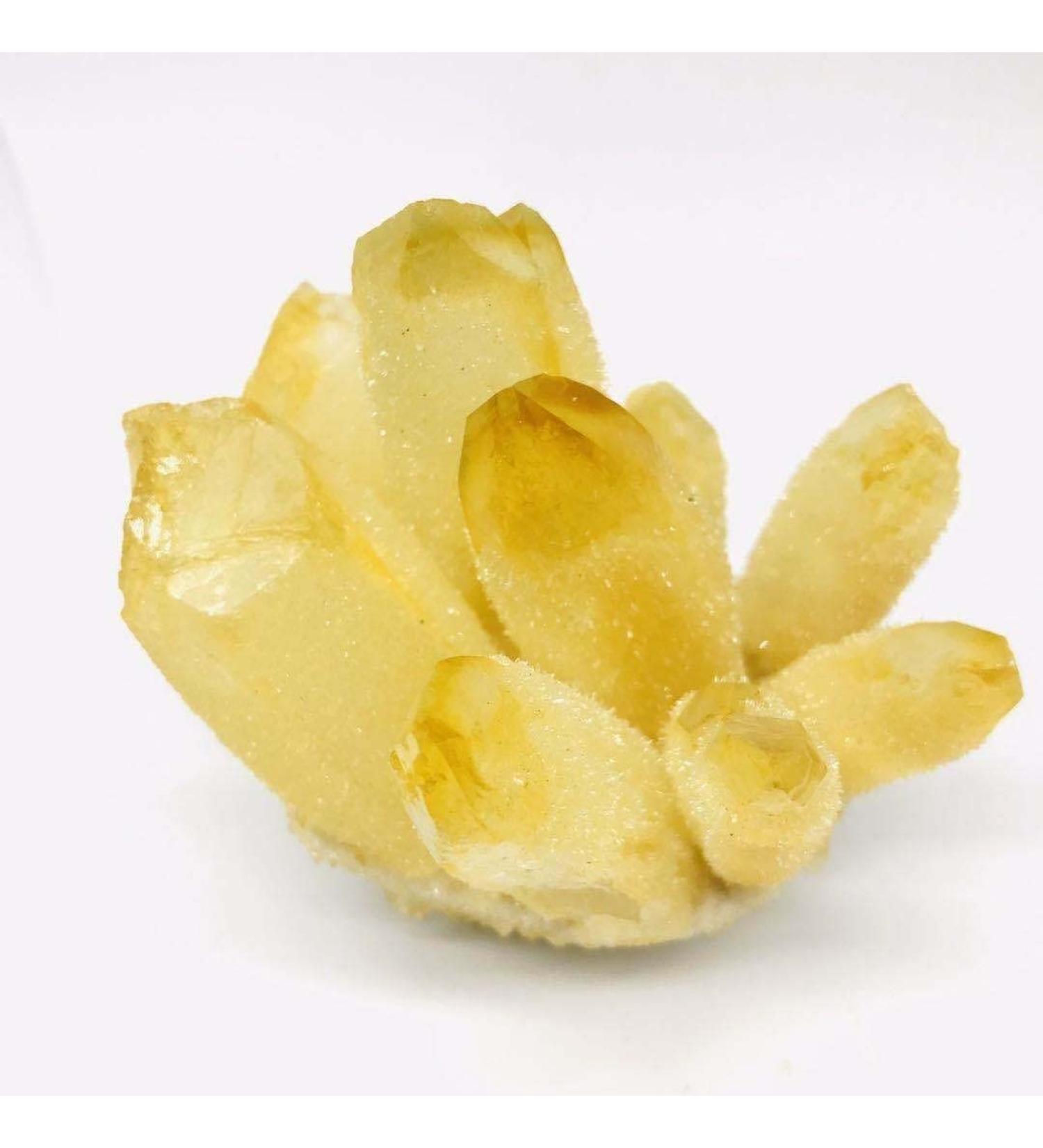 Natural Crystal Rough 1PC Natural Yellow Phantom Ghost Quartz Crystal Cluster Stone Specimen 400G-1050G Suitable for Furniture Decoration Home Goods (Color : 1pc 400g-500g) - Buy Online on GoSupps.com