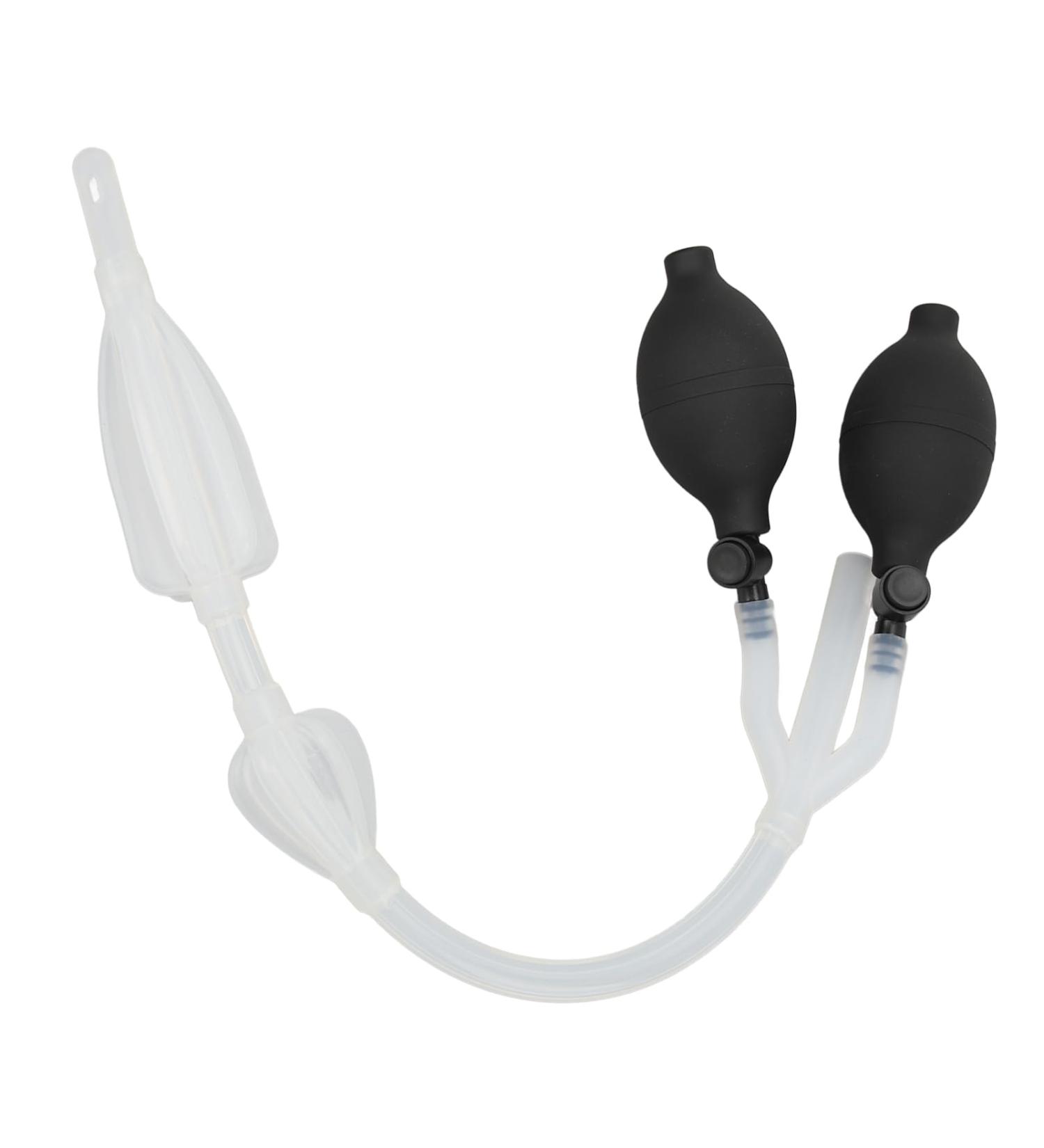 LUQEEG Silicone-Birn Set | Colorful Shower Bulb with Dual Openings & Inflatable Flushing System for Healthcare - Buy Online on GoSupps.com