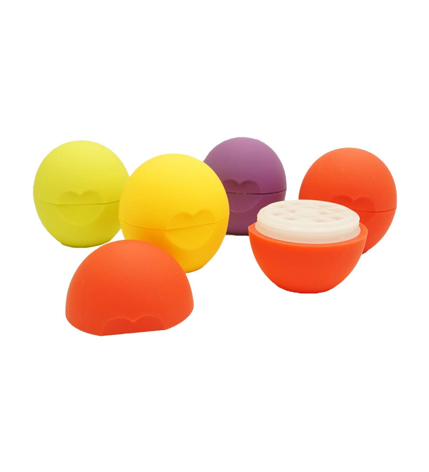 10 pieces 7 ml of empty cosmetic ball container lip balm ball container screw closure lipstick tube chapstick tube lip balence glass eye gloss creams (Mix)
