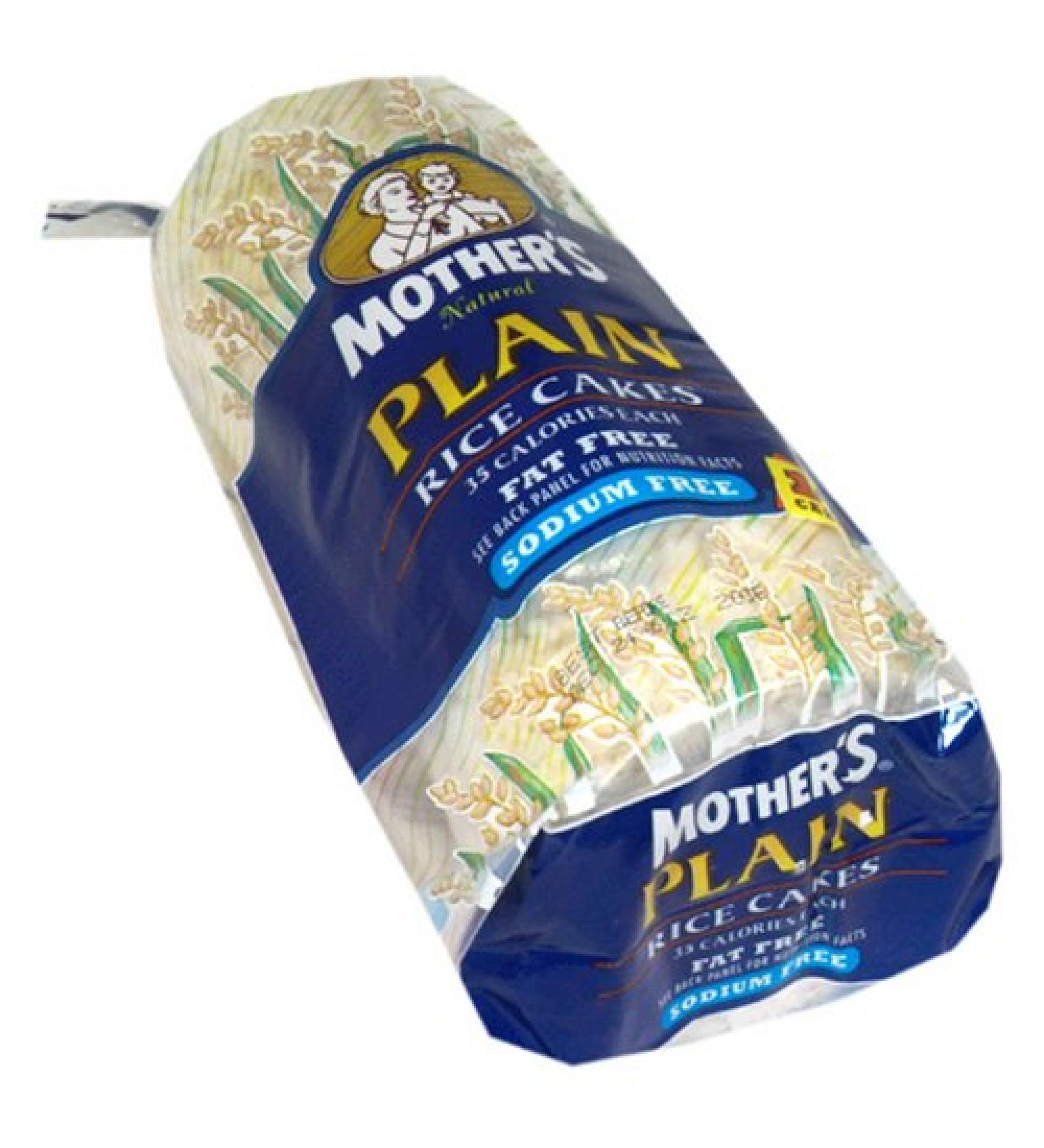 Mother's No Salt Rice Cake, 4.5-Ounces (Pack of 12)
