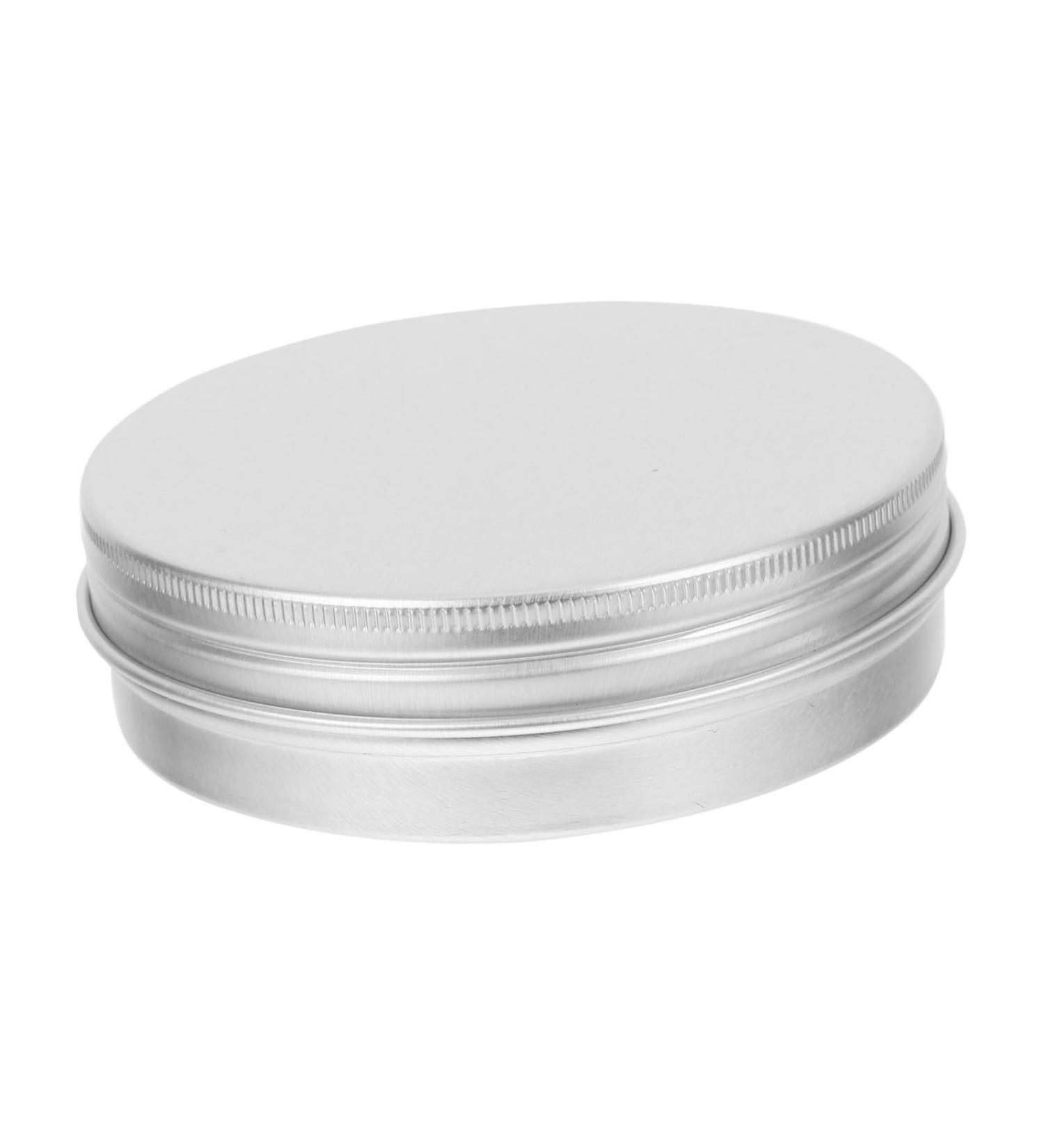 POPETPOP Box Sugar Tin Container Candle Tin Jar Jars Refillable Aluminum Cans Aluminium Cosmetic Jar Tin Cans with Screw Cap Aluminum Balm Tin Metal Aluminum Wallet Universal Candy Travel - Buy Online on GoSupps.com