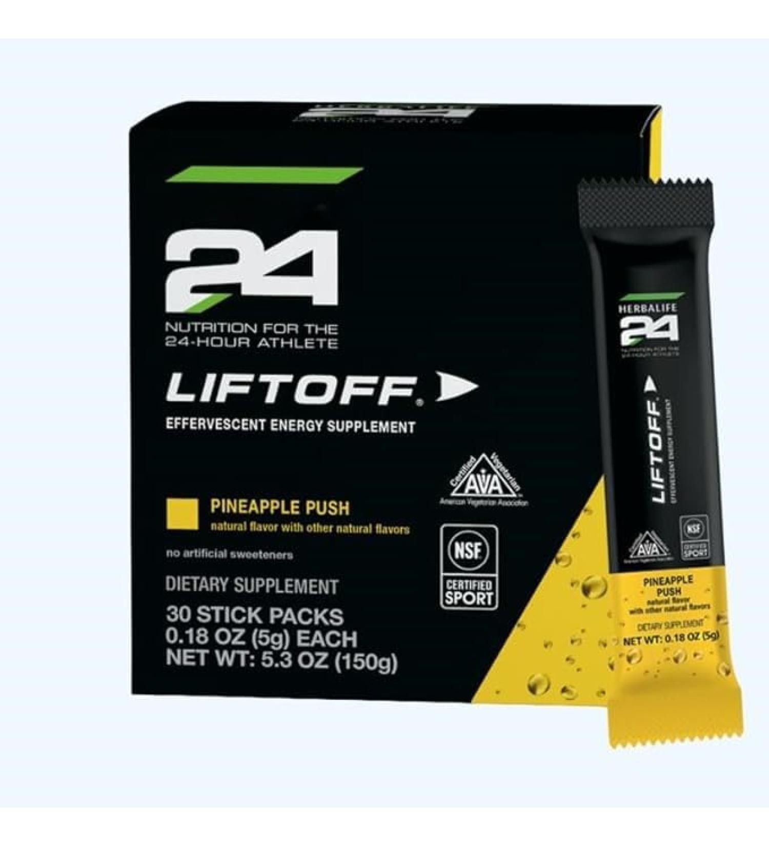 Liftoff: Pineapple Push - Delicious Tropical Flavor for Every Occasion | International Shipping Available - Buy Online on GoSupps.com