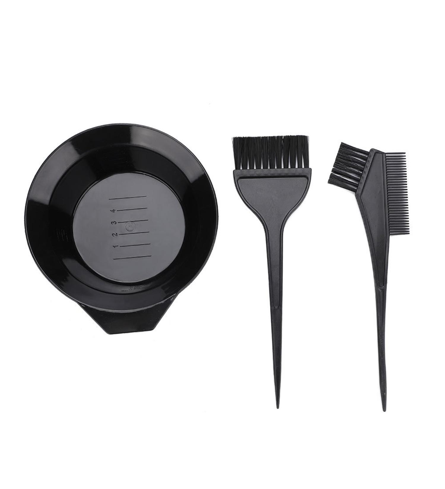 3pcs Professional Hair Coloring Brush & Bowl Set | Salon Quality Dyeing & Perming Tools - International Shipping Available - Buy Online on GoSupps.com