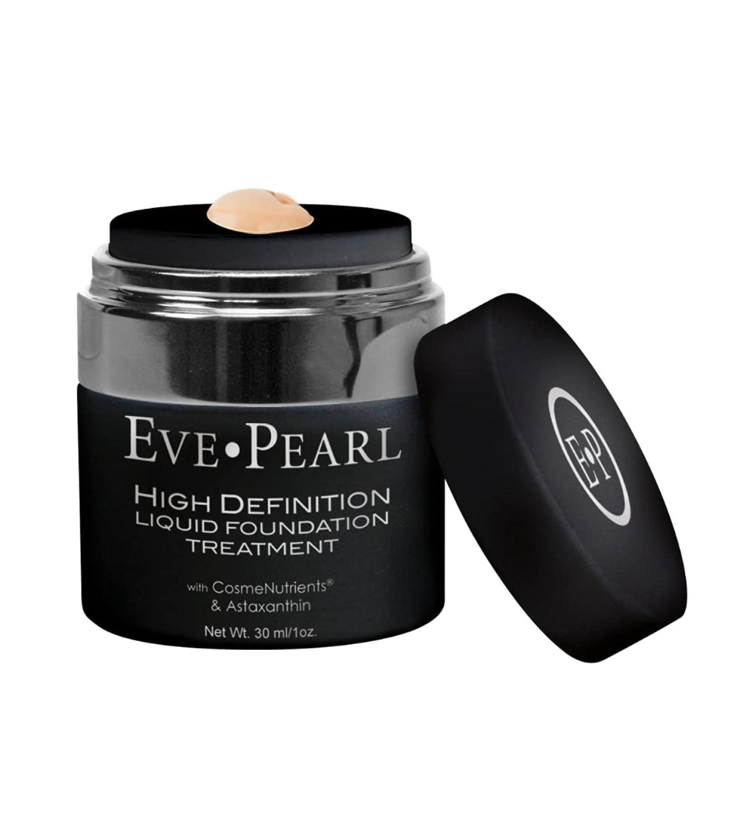 EVE PEARL HD Liquid Foundation Treatment - Long Lasting Makeup for Aging Skin, Hydrating & Fresh Natural Matte Cover, Minerals Makeup (Light) - Buy Online on GoSupps.com