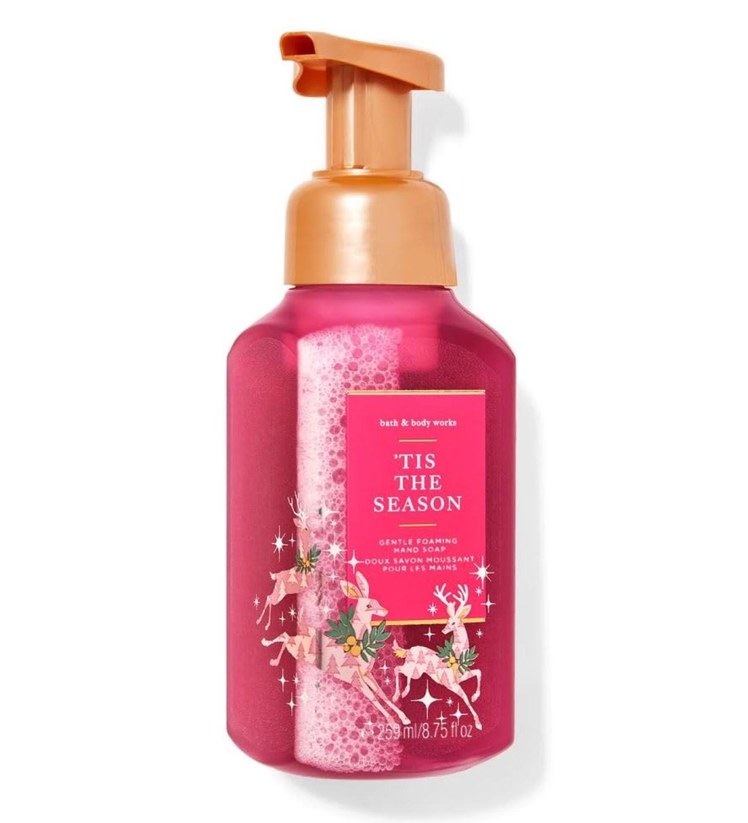 Bath Body Tis The Season Gentle Foaming Hand Soap - 8.75 Fl Oz - Scented with Natural Essential Oils