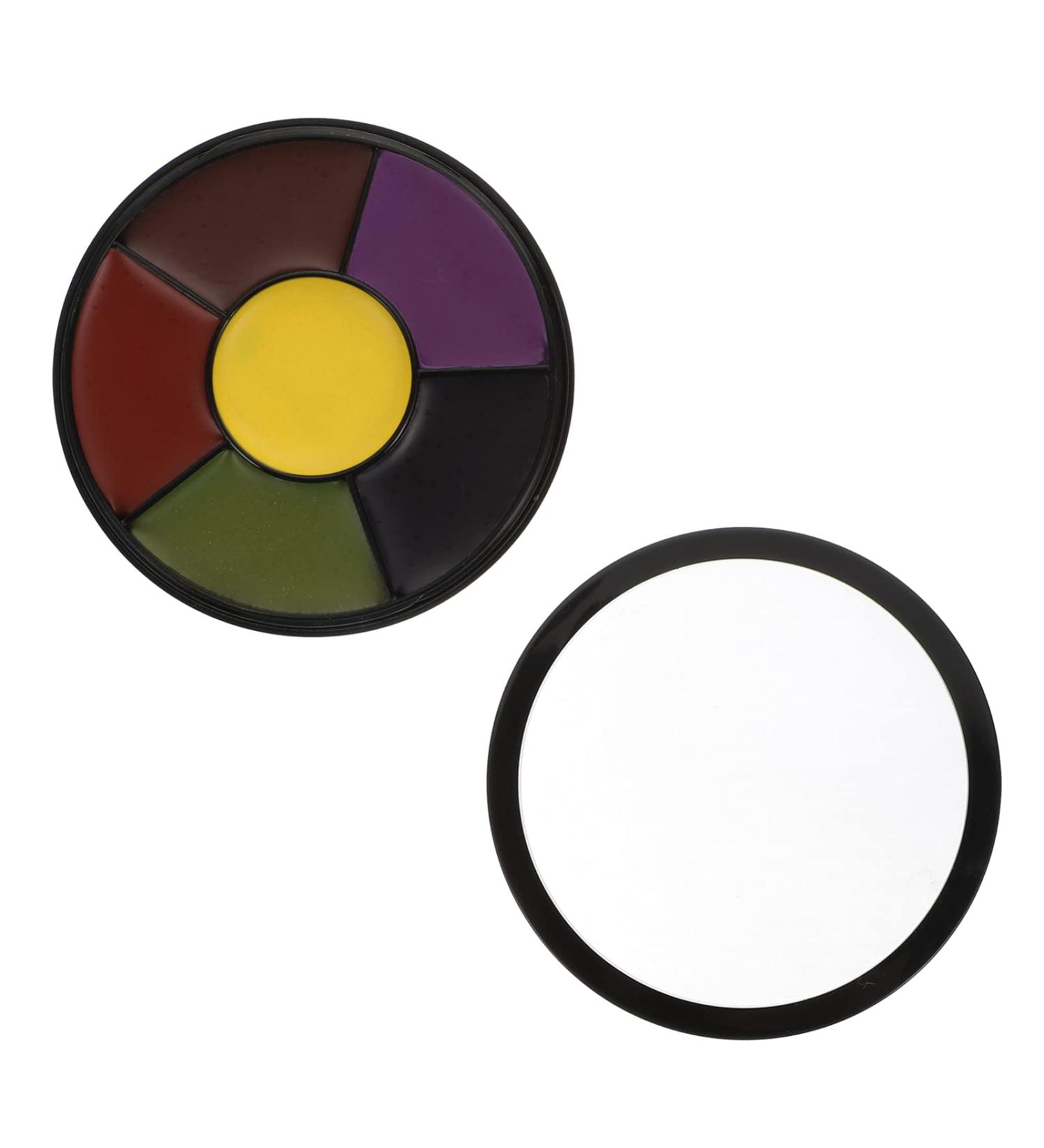 Lurrose Halloween Color Fake Wound Oil Face Palette | Skull & Rainbow Makeup Art | Child-Friendly Face Paint Set - Buy Online on GoSupps.com