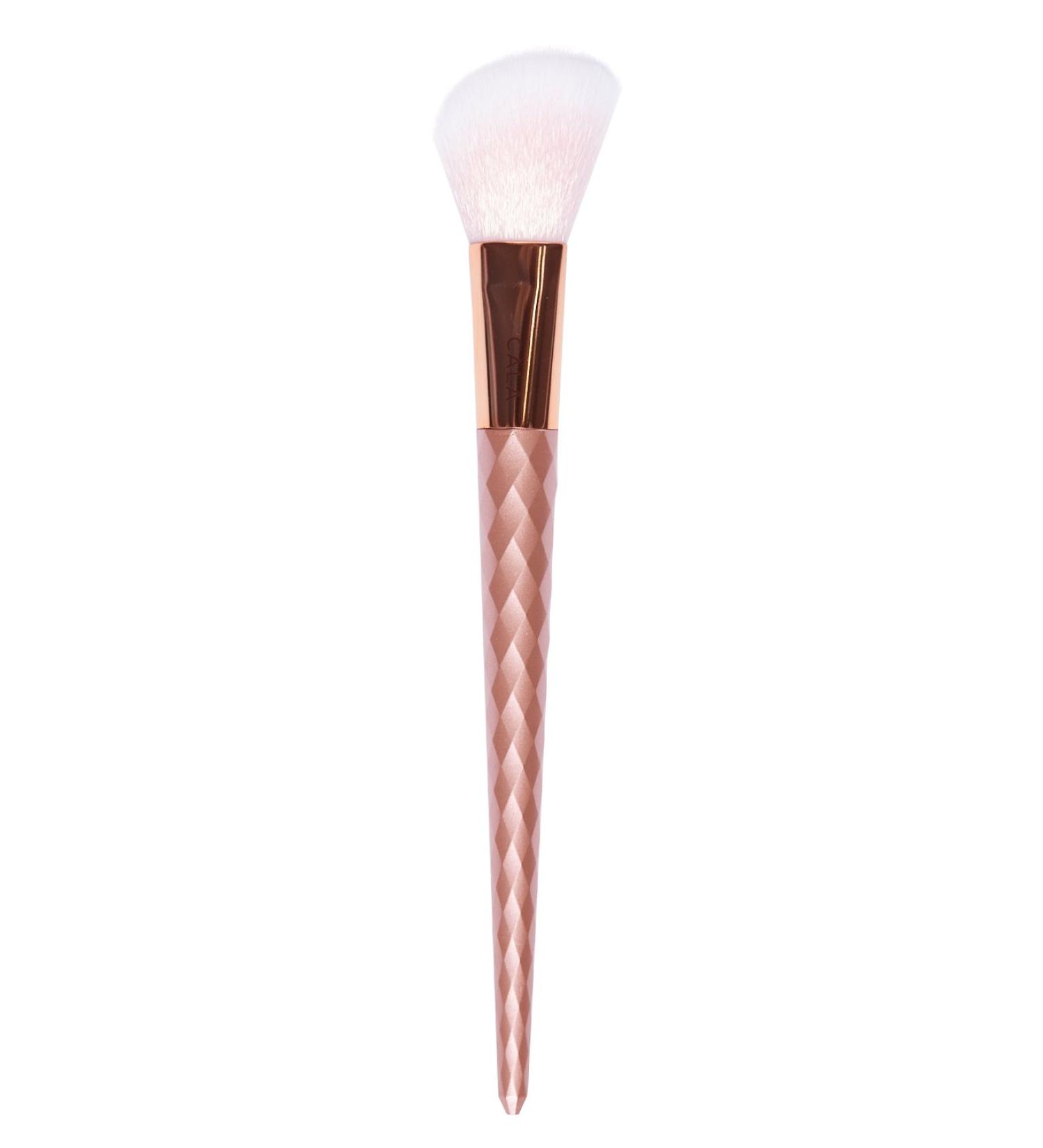 Womens Rose Bliss Collection Premium Makeup Brush 7670 (Angled Blush Brush)