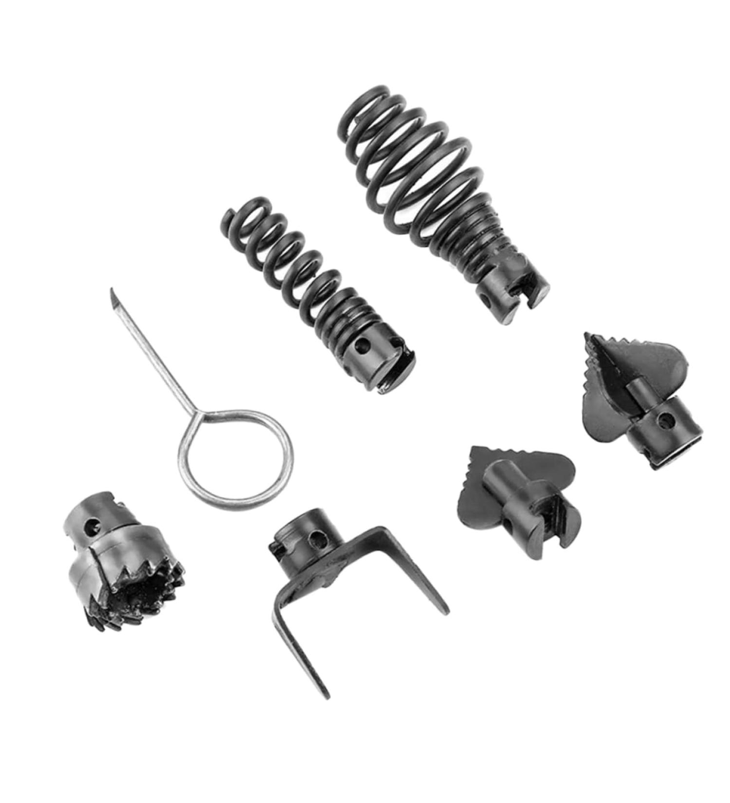 COOLHIYA 7pcs Pipe Cleaner Cleaning Tools Household Cleaner toliet Bowl Cleaner Toilet Parts Coil Springs Practical Toilet Cleaners to Rotate Manganese Steel Drainage Floor Drain - Buy Online on GoSupps.com