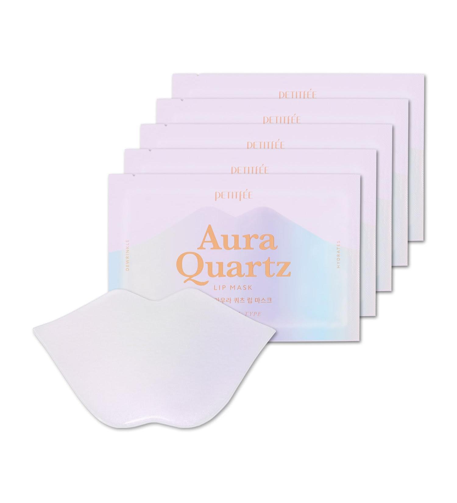 PETITFEE Aura Quartz Hydrogel Lip Mask - Anti-Aging Moisturizing Lip Care with Retinol Peptide & Collagen - Reduces Laugh Lines & Plumps Dry Lips (5ea - Buy Online on GoSupps.com