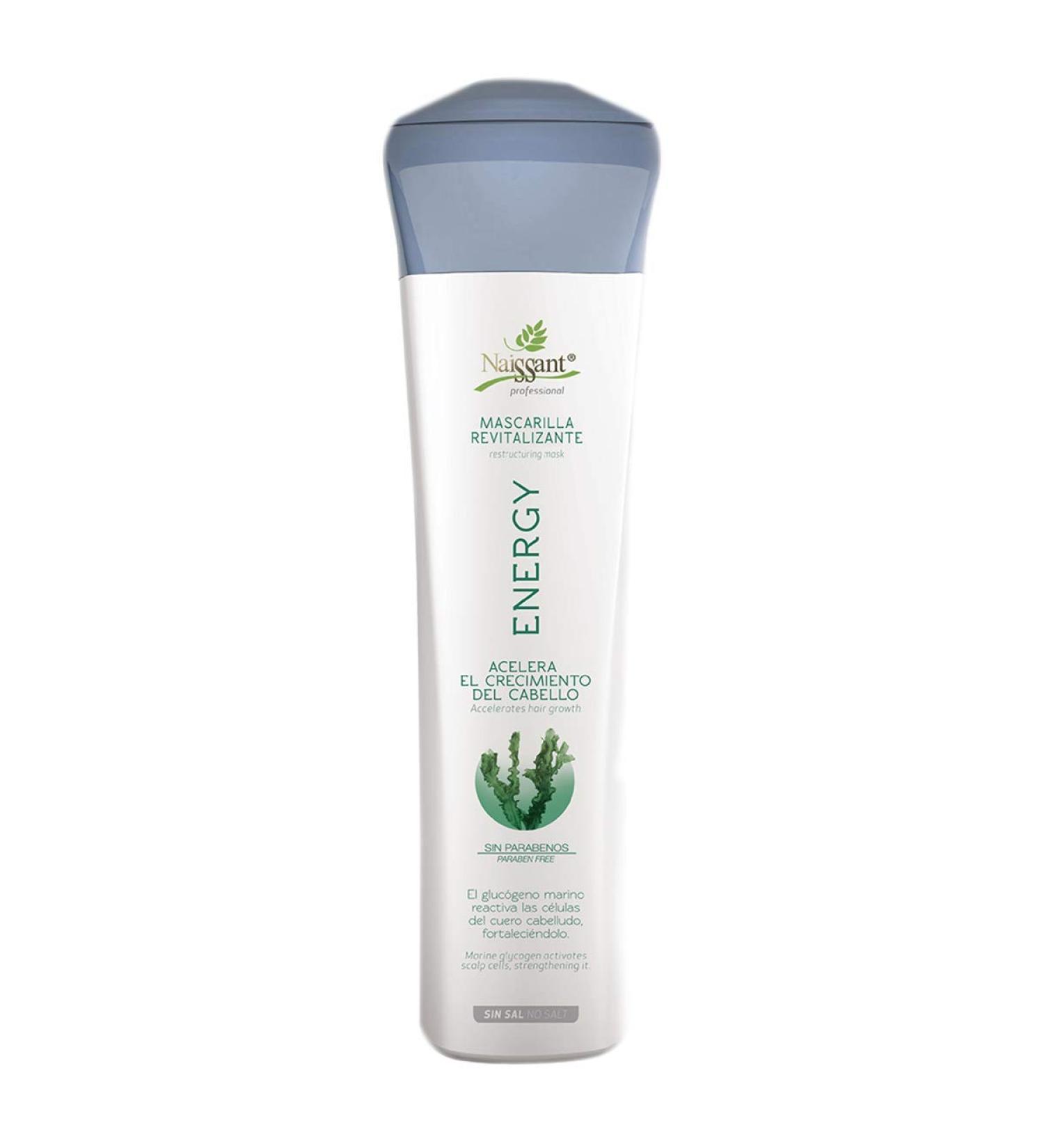 Naissant Energy Treatment Mask | Hair Growth Accelerator & Strengthener for All Hair Types | Prevent Hair Loss with Marine Glycogen & Natural Extracts (10.1 Fl Oz - Buy Online on GoSupps.com