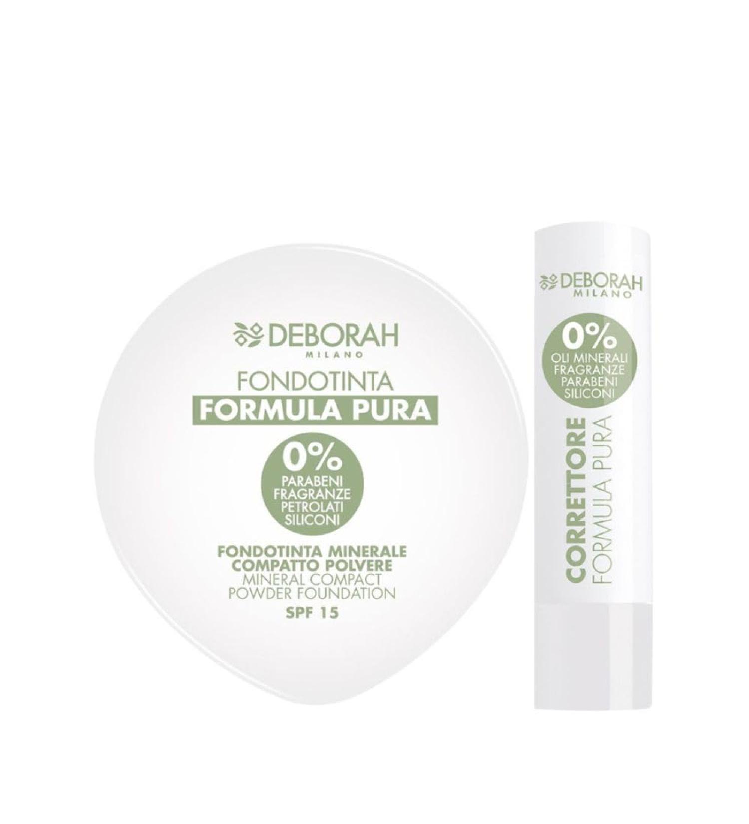  DEBORAH Deborah Compact Foundation Pure Formula No. 04 + Concealer 04 - Buy Online on GoSupps.com