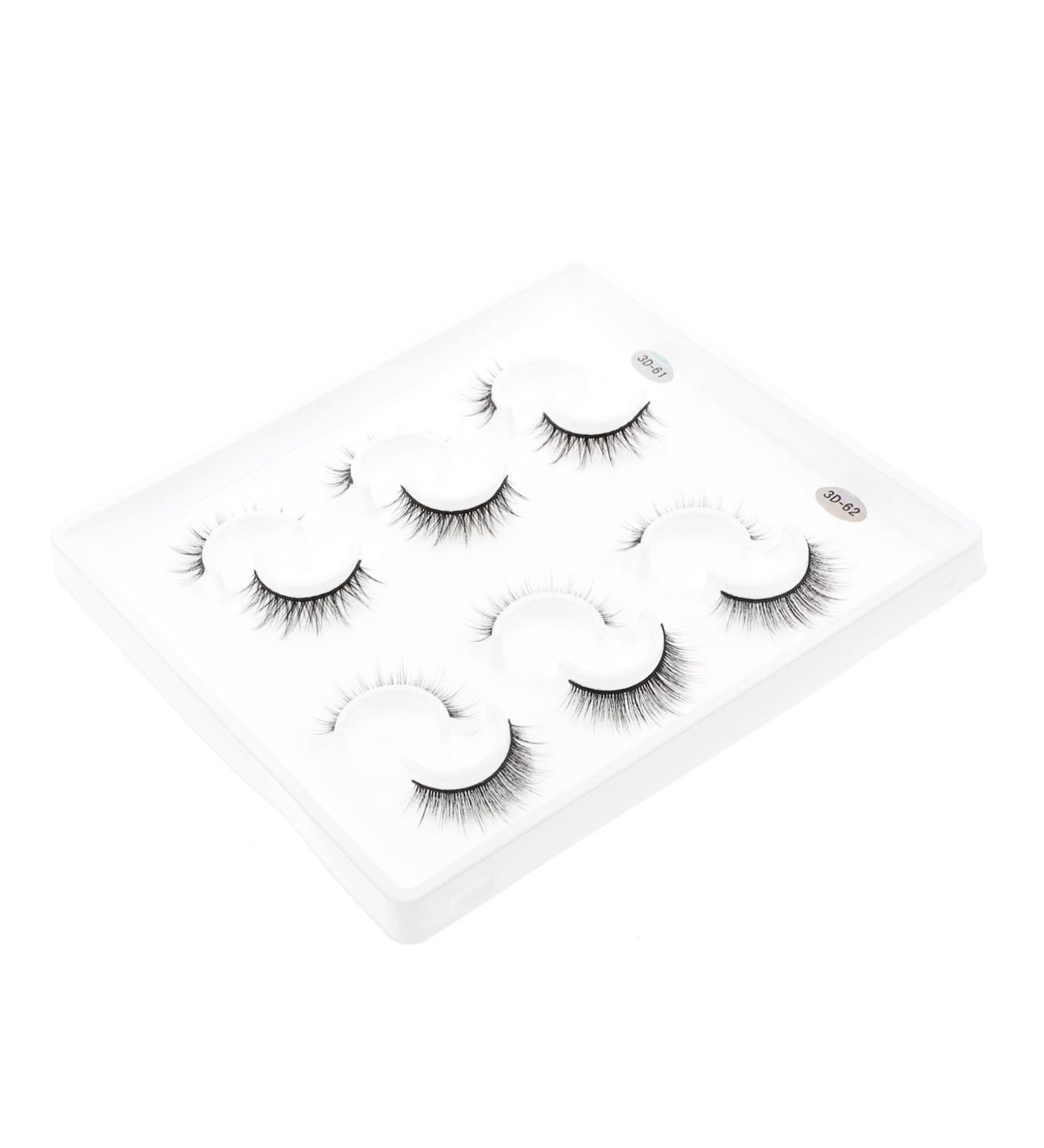 FRCOLOR Lashes Kit 6 Pairs Three-dimensional false eyelashes faux lashes cat eyes lashes Beauty Eyelashes Girl Makeup Eyelashes thick eyelashes Girl Cosmetics False Lashes natural fiber - Buy Online on GoSupps.com