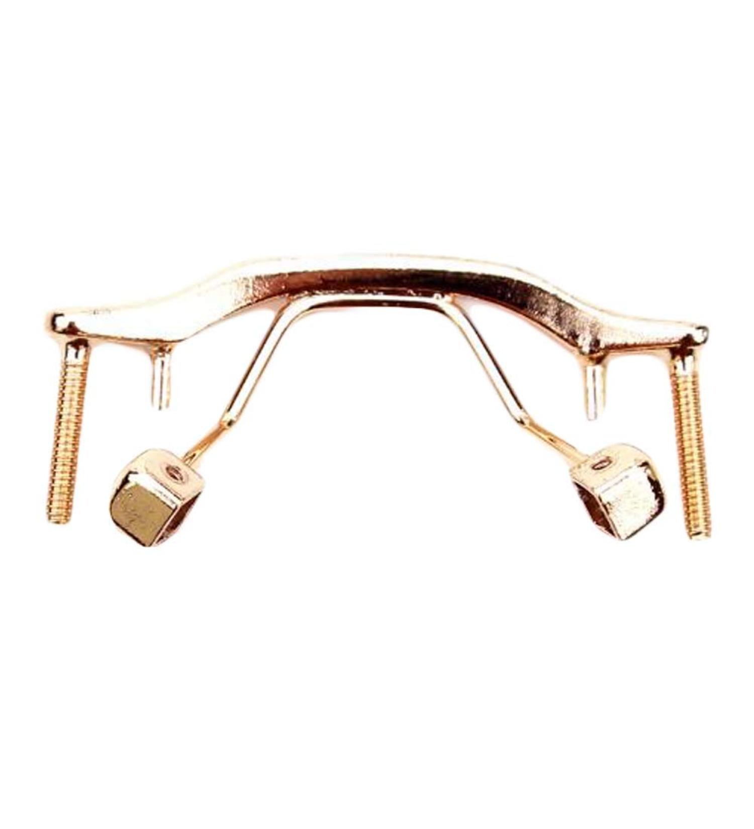 NOYOTA Metal Nose Pad Holder for Rimless Glasses | Replacement Nose Bridge for Reading Glasses | 1 Piece Gold - Buy Online on GoSupps.com