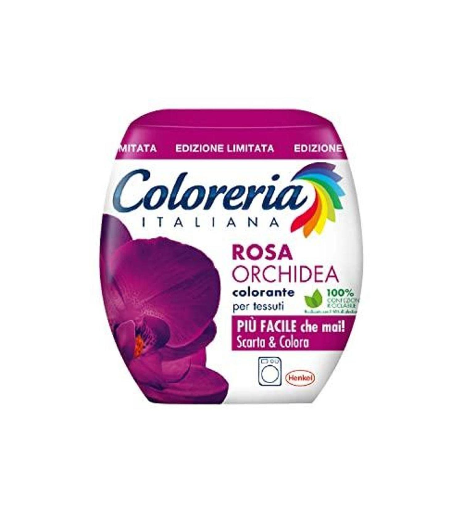 Coloreria Italiana Grey Coloring Fabrics and Clothes in Washing Machine Pink Orchid 1 Pack 350 g 2865776 - Buy Online on GoSupps.com