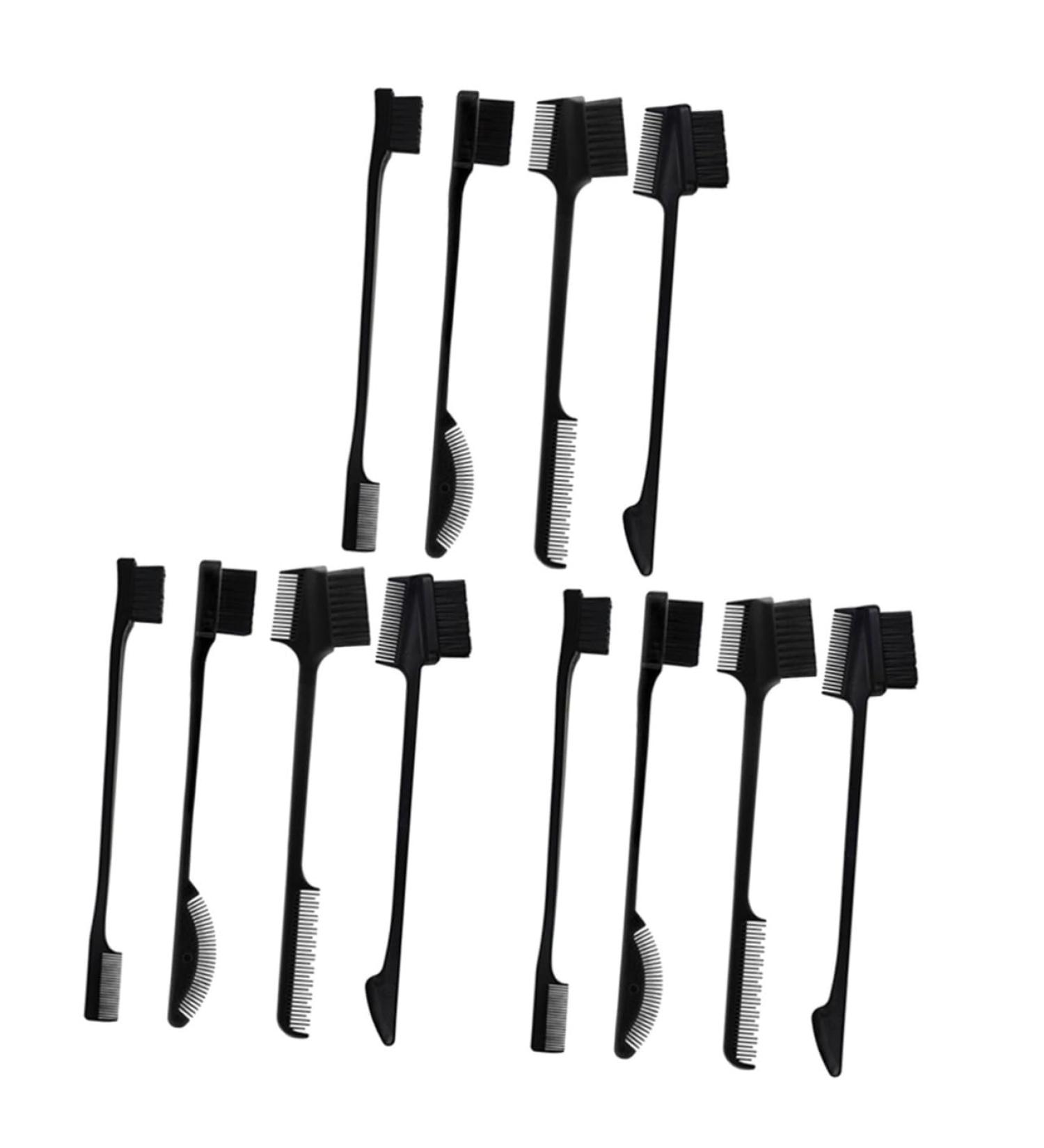 POPETPOP 12 Pcs Eyebrow Brush Set - Ultimate Makeup Grooming Tool for Perfect Hairline & Eyebrows | Eyebrow Mascara & Lash Shaper - Buy Online on GoSupps.com